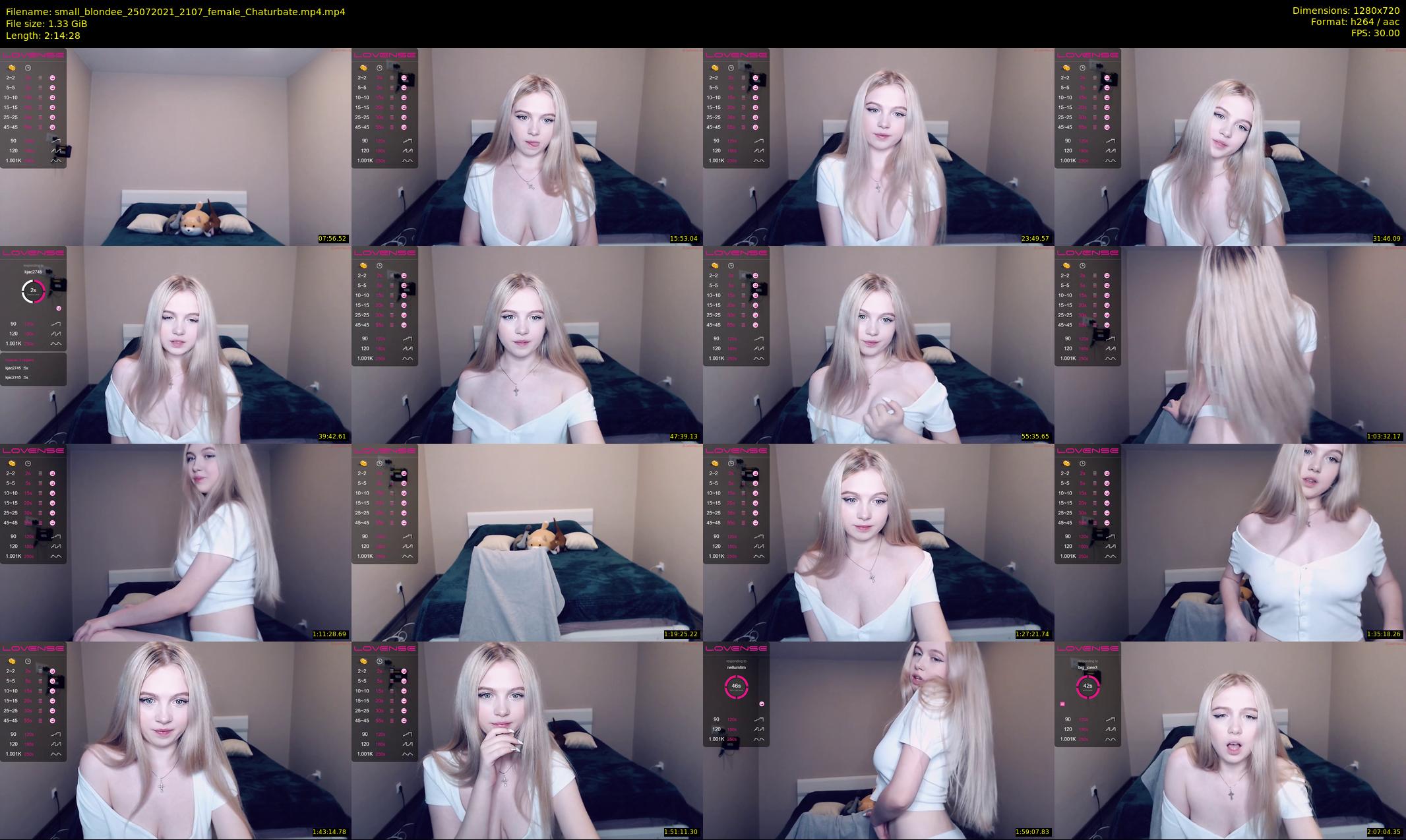 small_blondee — 135 minute Chaturbate female cam show recording, 720p, Jul 25, 2021