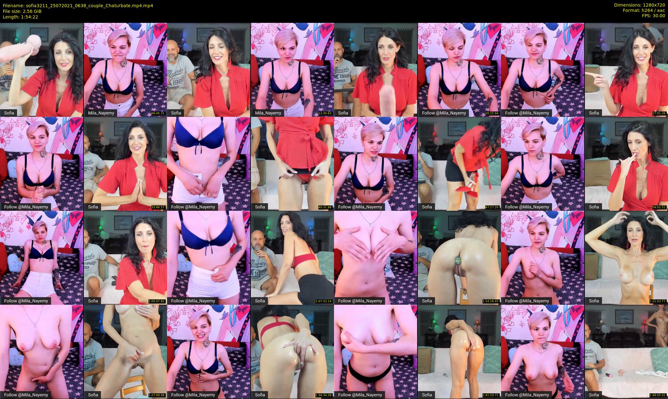 sofia3211 — 115 minute Chaturbate couple cam show recording, 720p, Jul 25, 2021