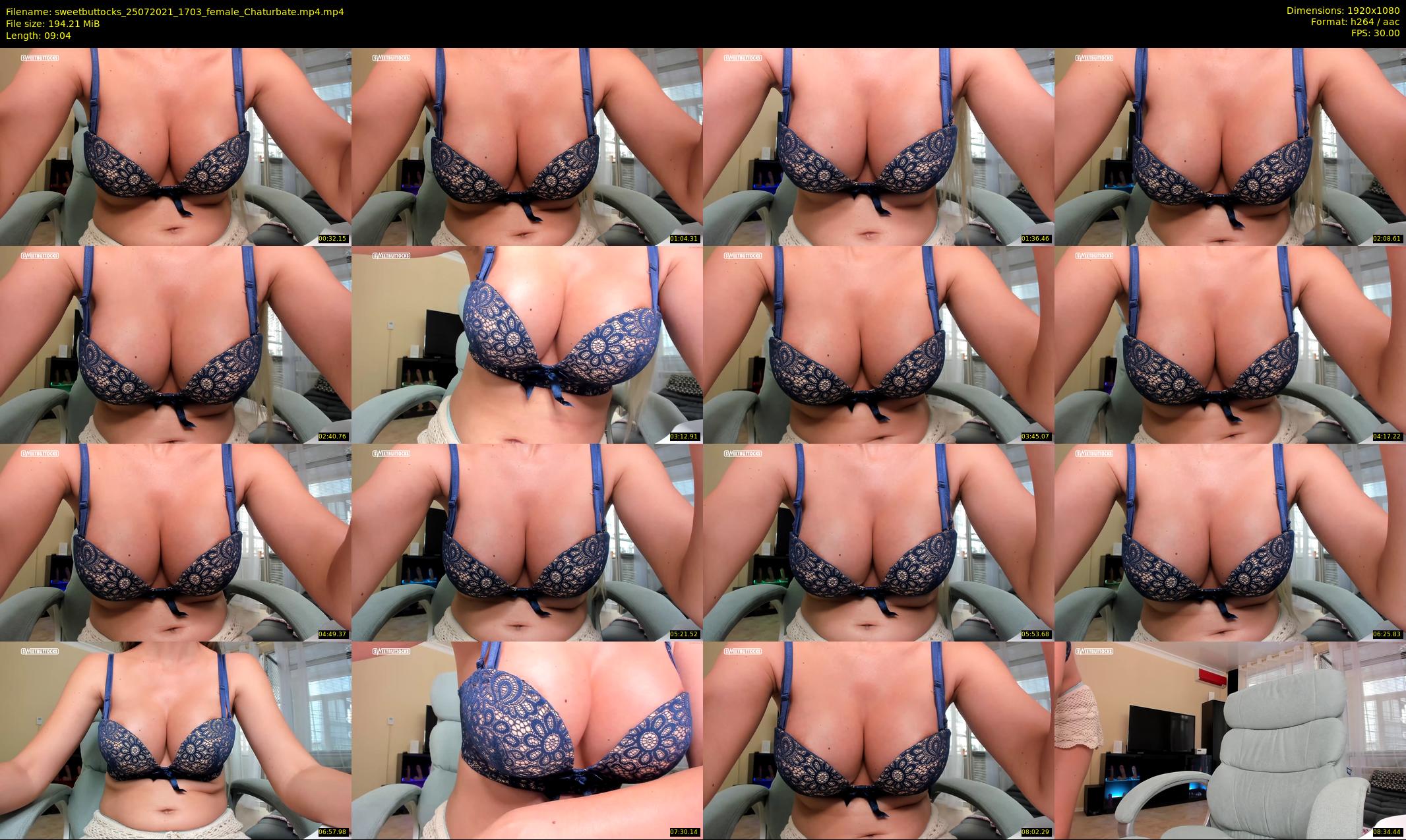 sweetbuttocks — 10 minute Chaturbate female cam show recording, 1080p, Jul 25, 2021
