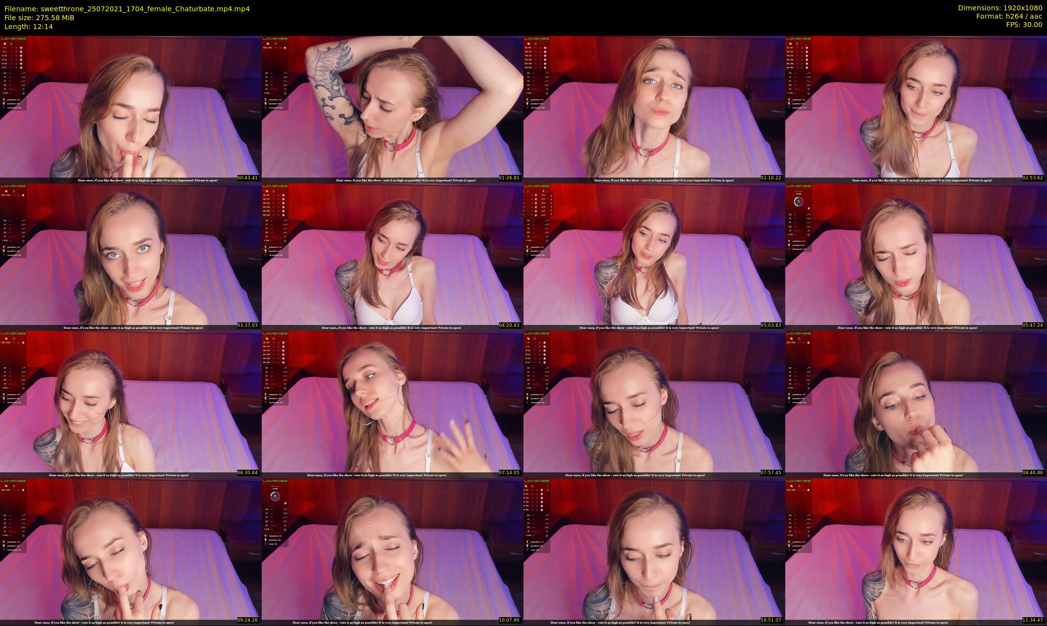 sweetthrone — 13 minute Chaturbate couple cam show recording, 1080p, Jul 25, 2021