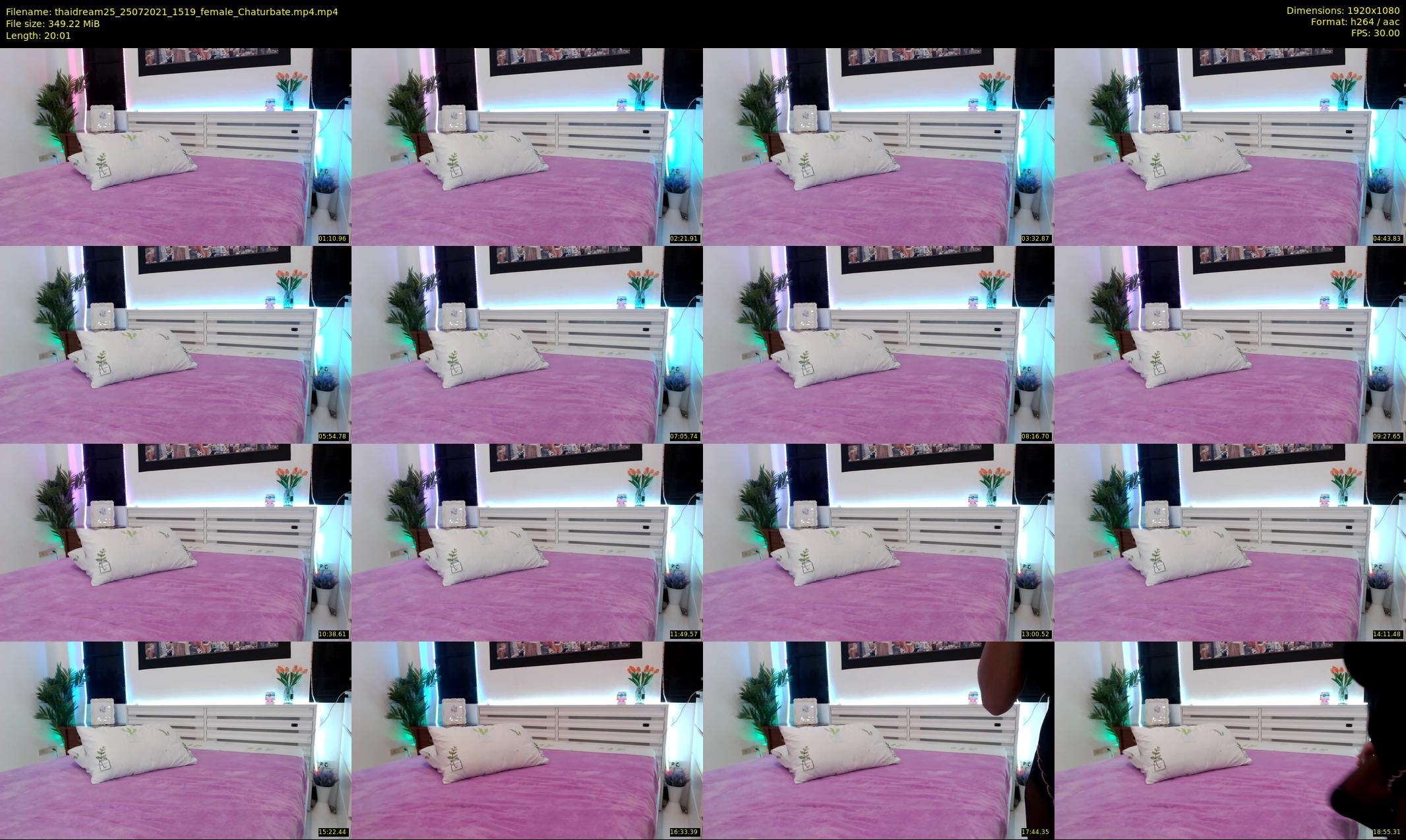 thaidream25 — 21 minute Chaturbate female cam show recording, 1080p, Jul 25, 2021