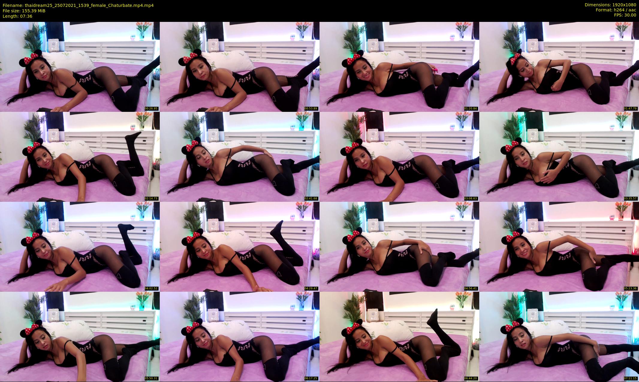 thaidream25 — 8 minute Chaturbate female cam show recording, 1080p, Jul 25, 2021