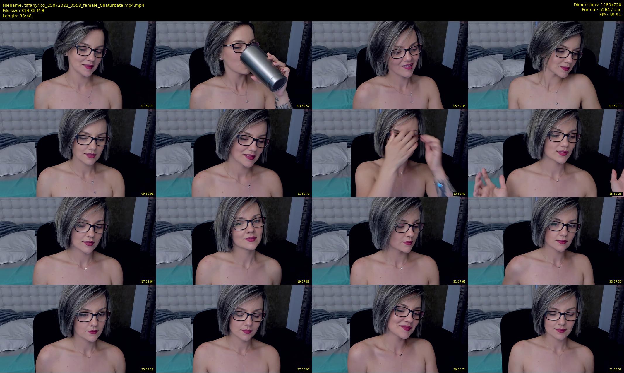 tiffanyriox — 34 minute Chaturbate female cam show recording, 720p, Jul 25, 2021