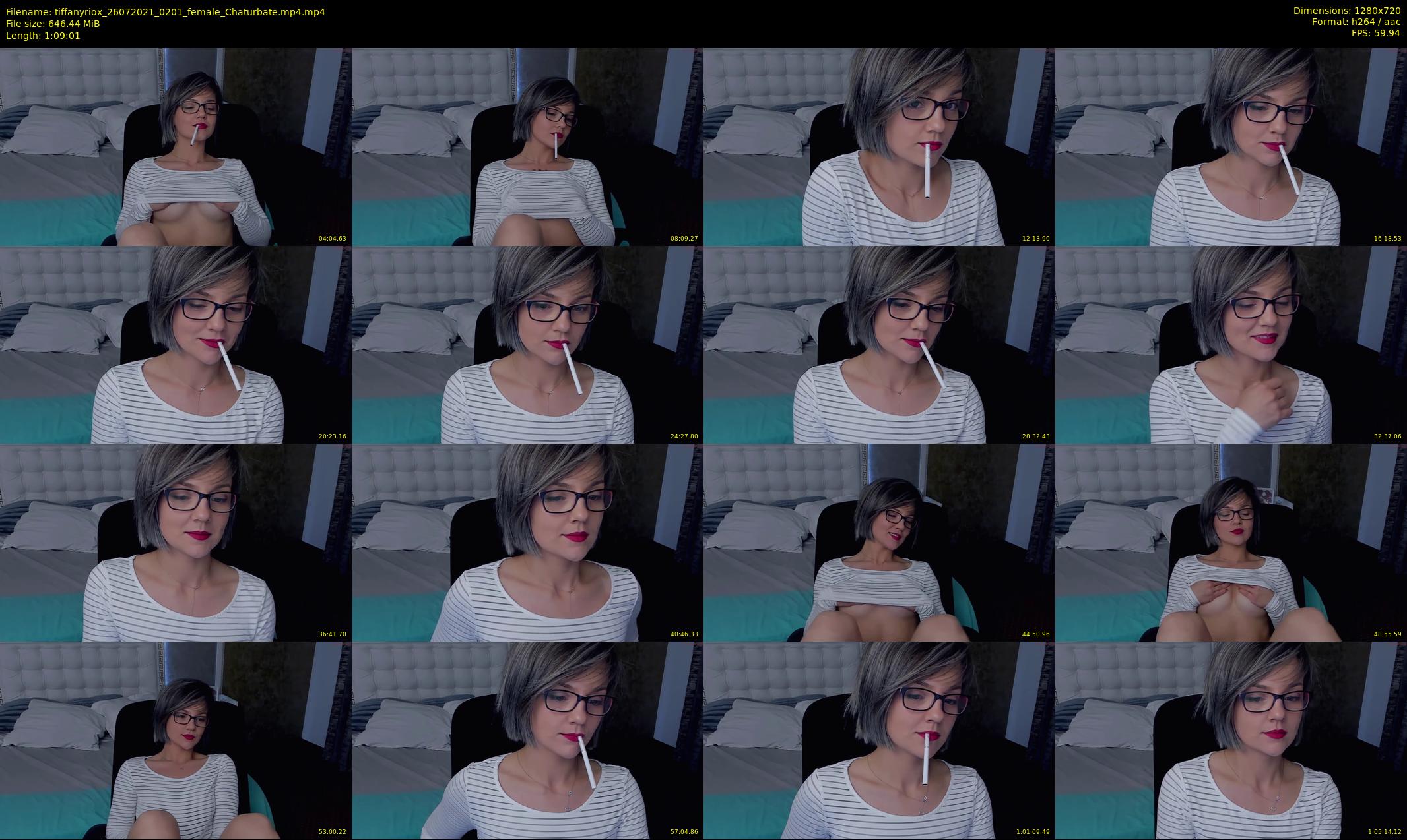tiffanyriox — 70 minute Chaturbate female cam show recording, 720p, Jul 26, 2021