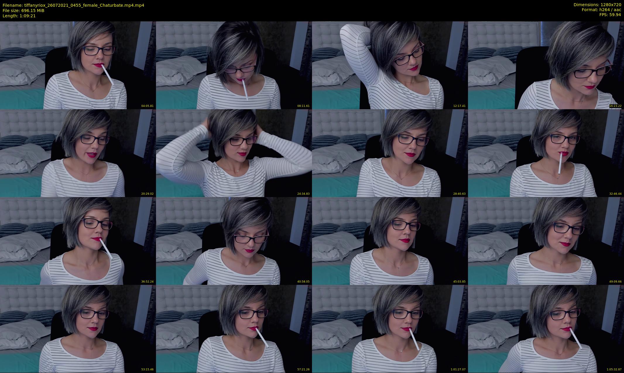 tiffanyriox — 70 minute Chaturbate female cam show recording, 720p, Jul 26, 2021
