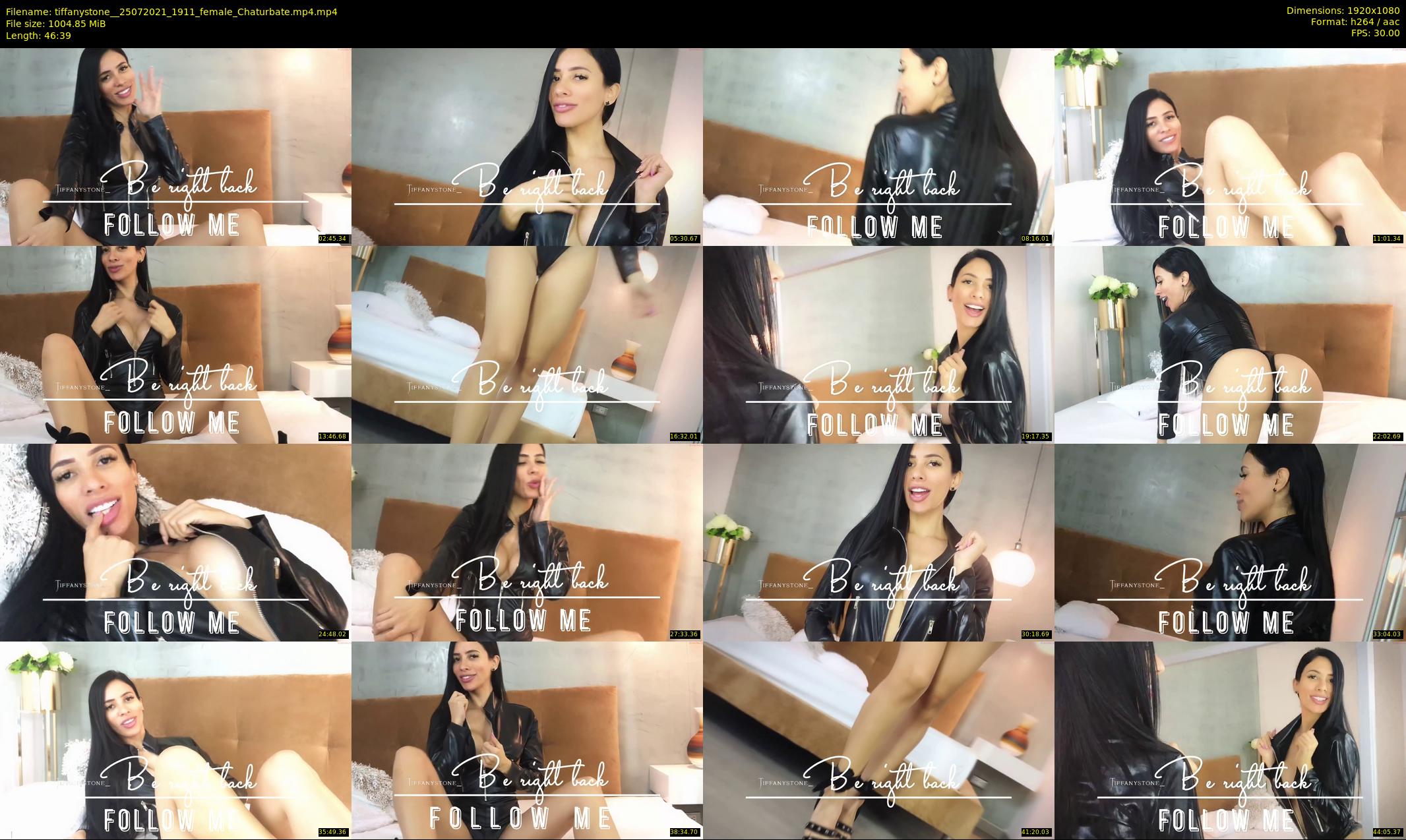 tiffanystone_ — 47 minute Chaturbate female cam show recording, 1080p, Jul 25, 2021