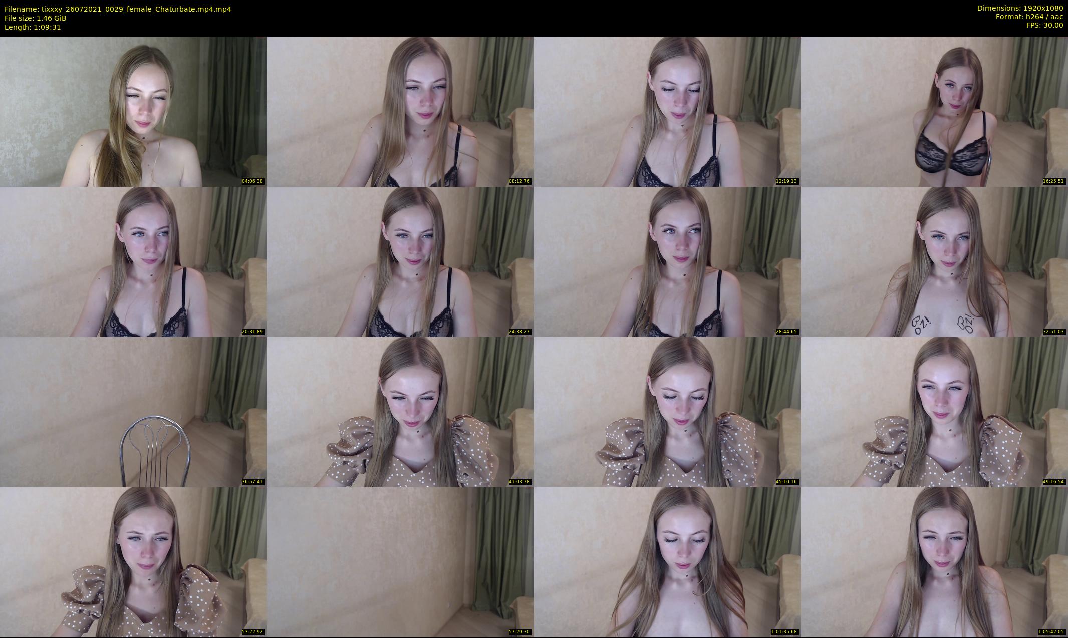 tixxxy — 70 minute Chaturbate female cam show recording, 1080p, Jul 26, 2021