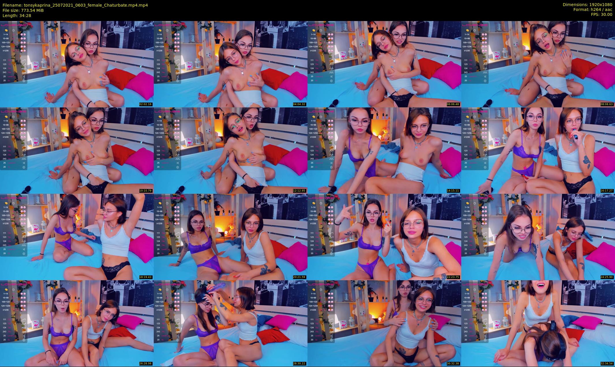 tonsykaprina — 35 minute Chaturbate couple cam show recording, 1080p, Jul 25, 2021