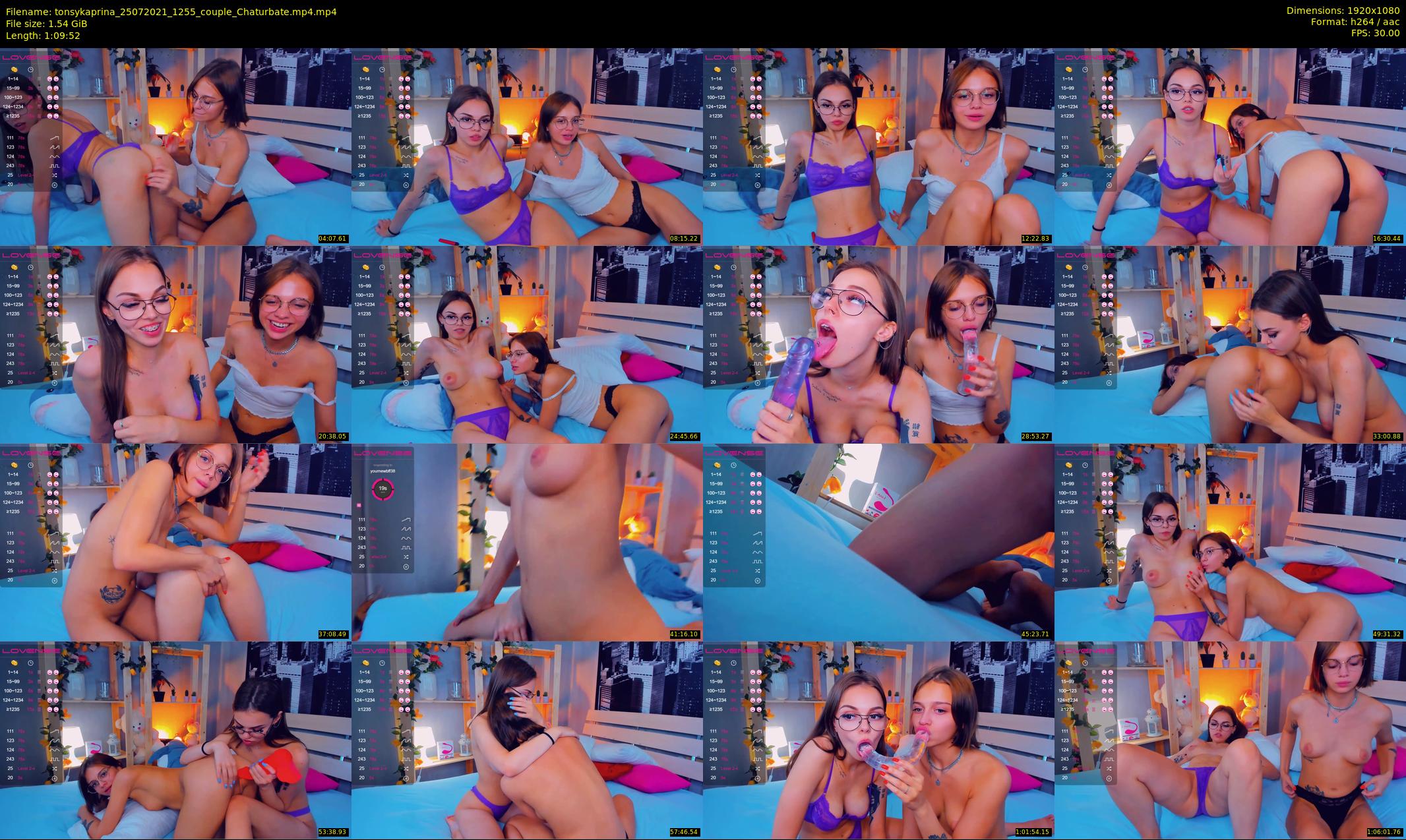 tonsykaprina — 70 minute Chaturbate couple cam show recording, 1080p, Jul 25, 2021