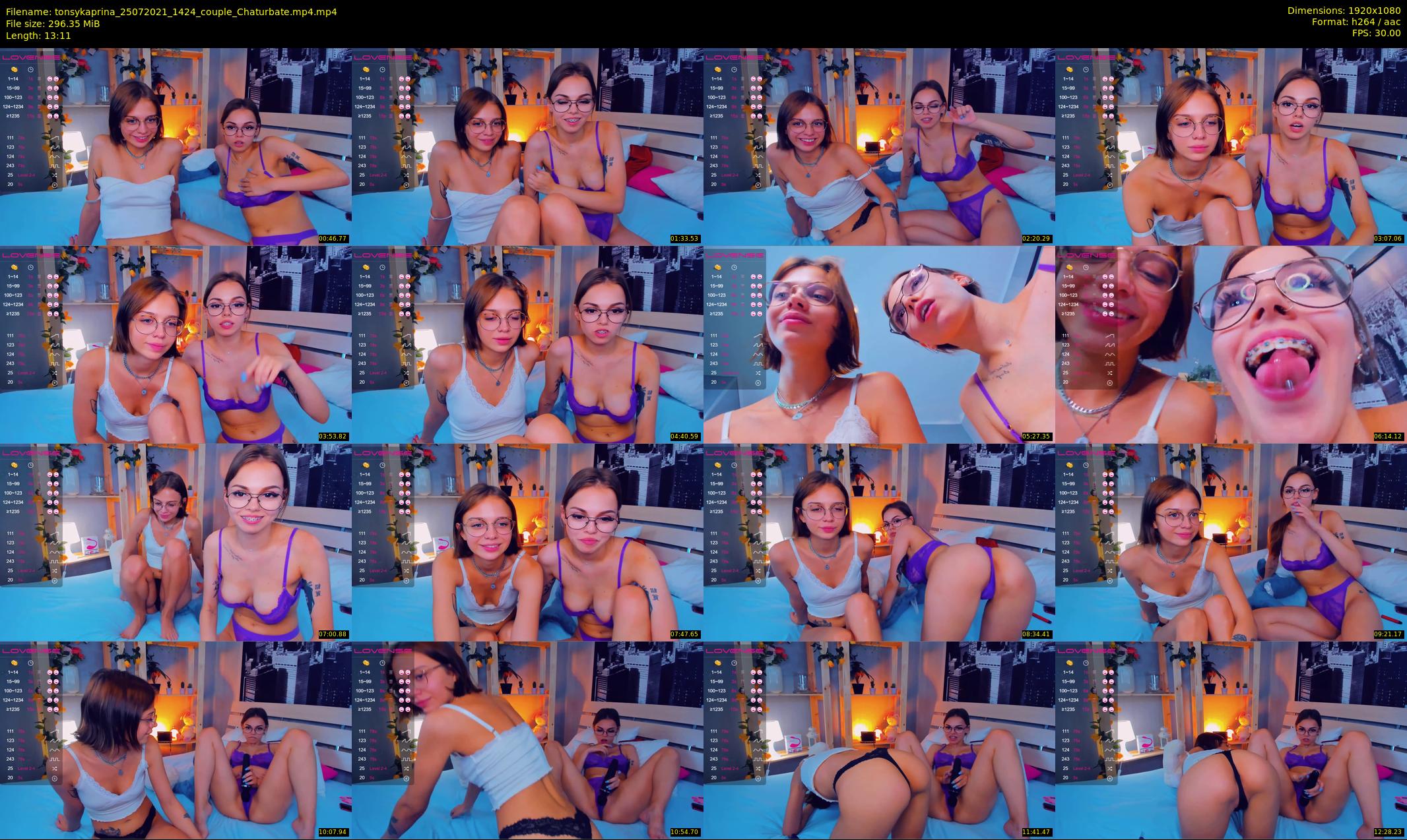 tonsykaprina — 14 minute Chaturbate couple cam show recording, 1080p, Jul 25, 2021