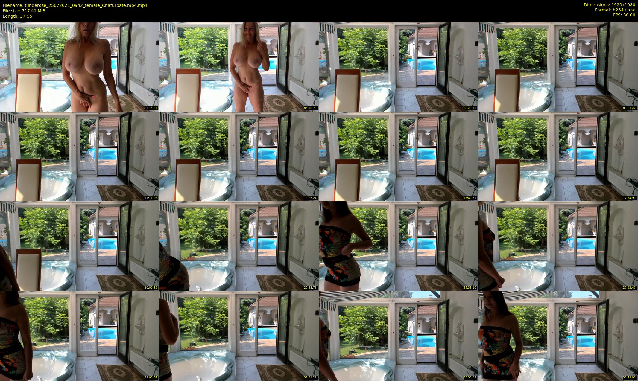 tunderose — 38 minute Chaturbate female cam show recording, 1080p, Jul 25, 2021