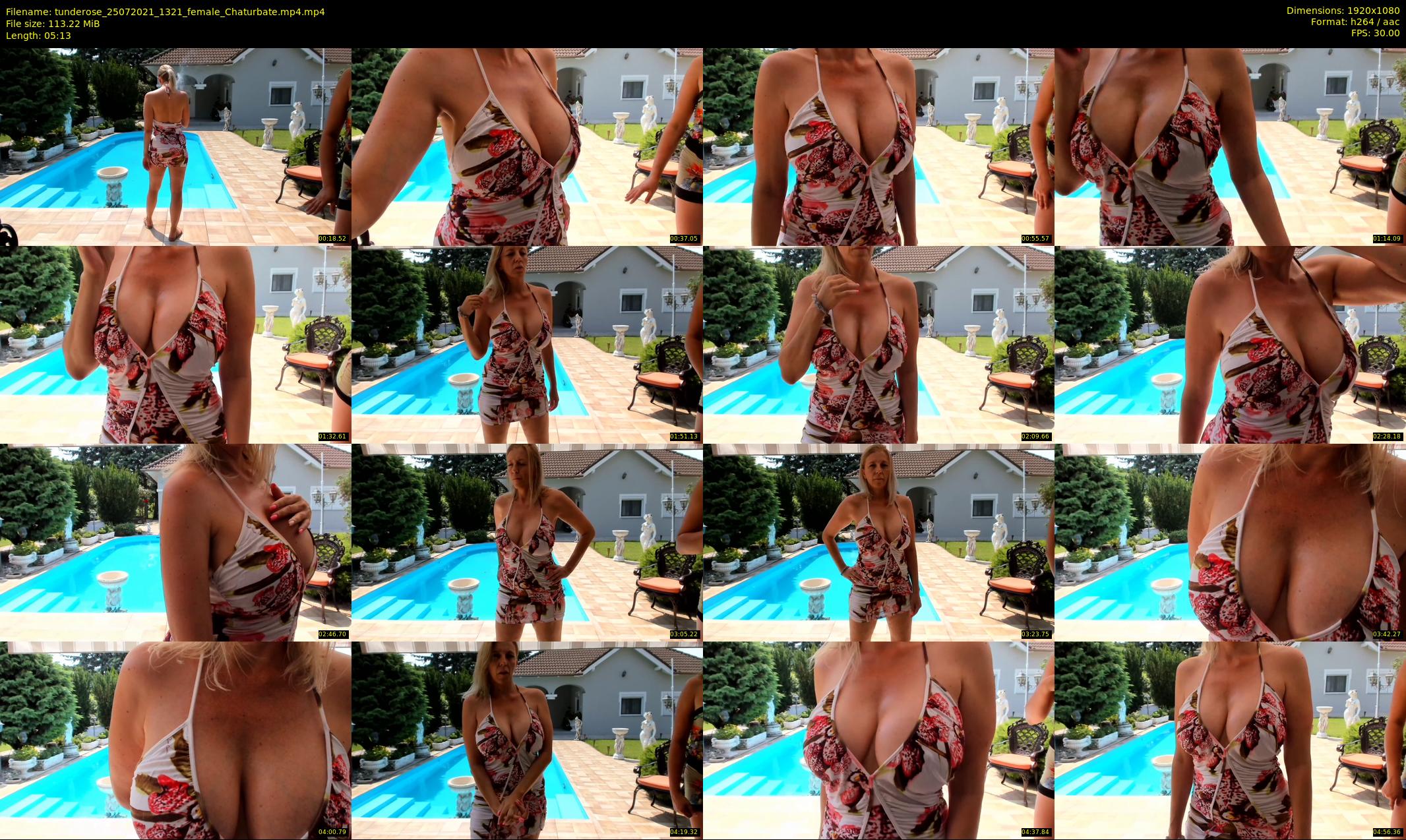 tunderose — 6 minute Chaturbate female cam show recording, 1080p, Jul 25, 2021