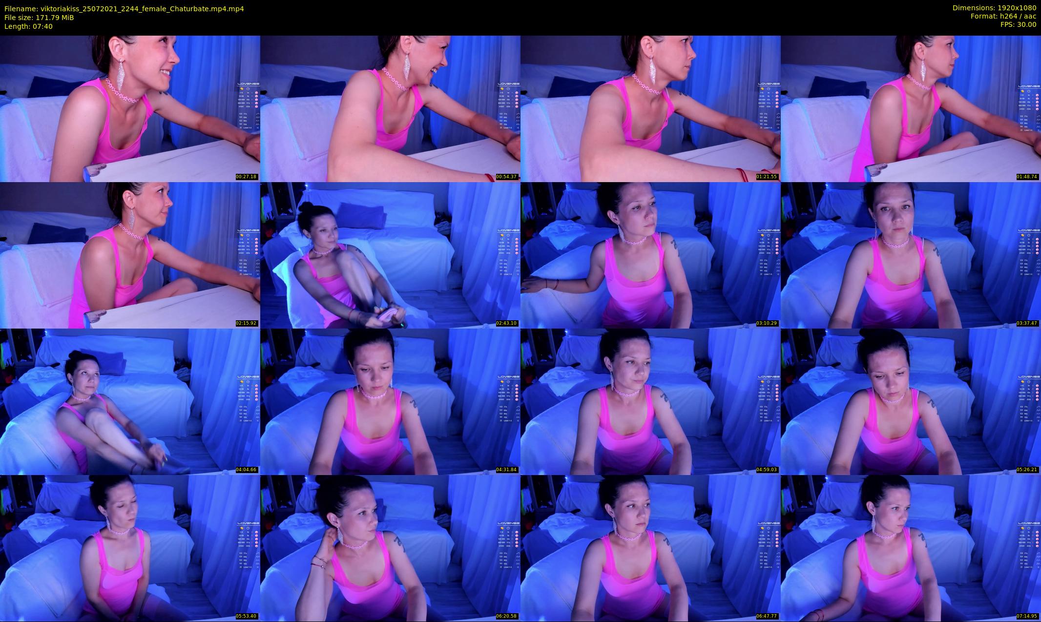 viktoriakiss — 8 minute Chaturbate female cam show recording, 1080p, Jul 25, 2021