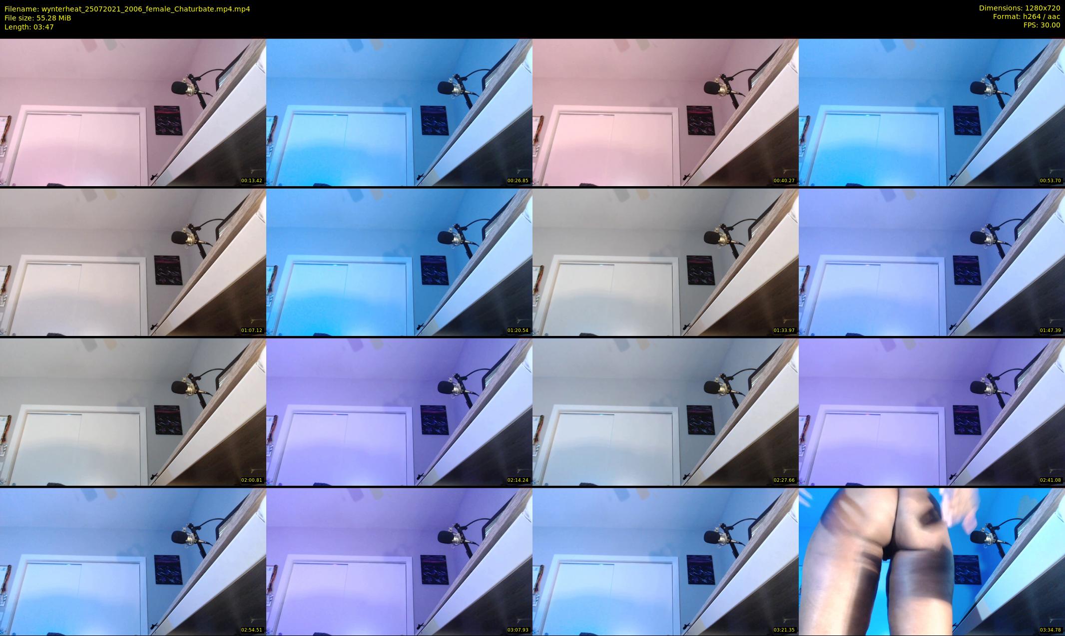 wynterheat — 4 minute Chaturbate female cam show recording, 720p, Jul 25, 2021