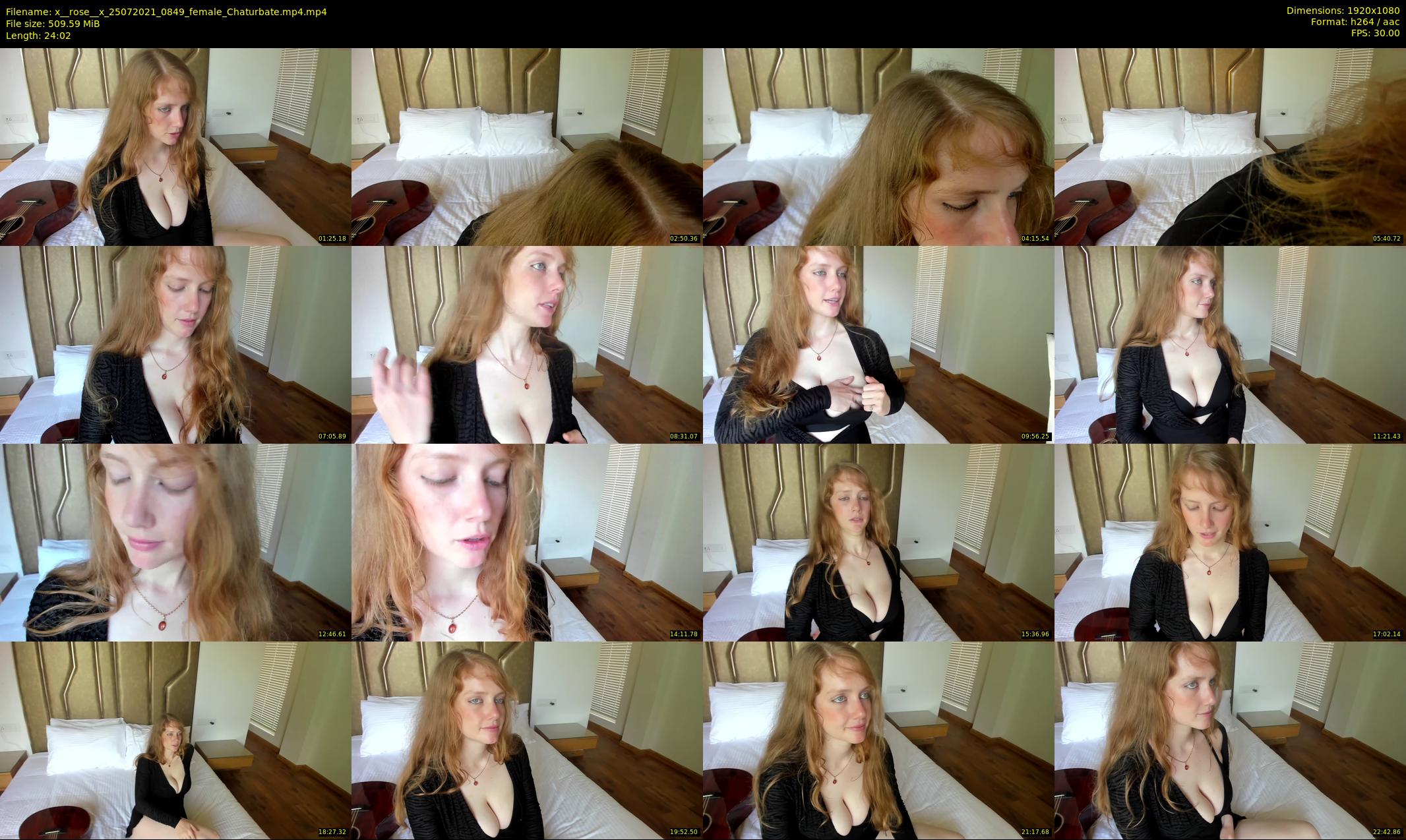 x__rose__x — 25 minute Chaturbate female cam show recording, 1080p, Jul 25, 2021