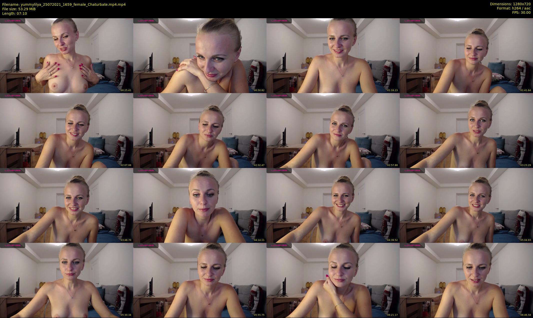 yummylilya — 8 minute Chaturbate female cam show recording, 720p, Jul 25, 2021