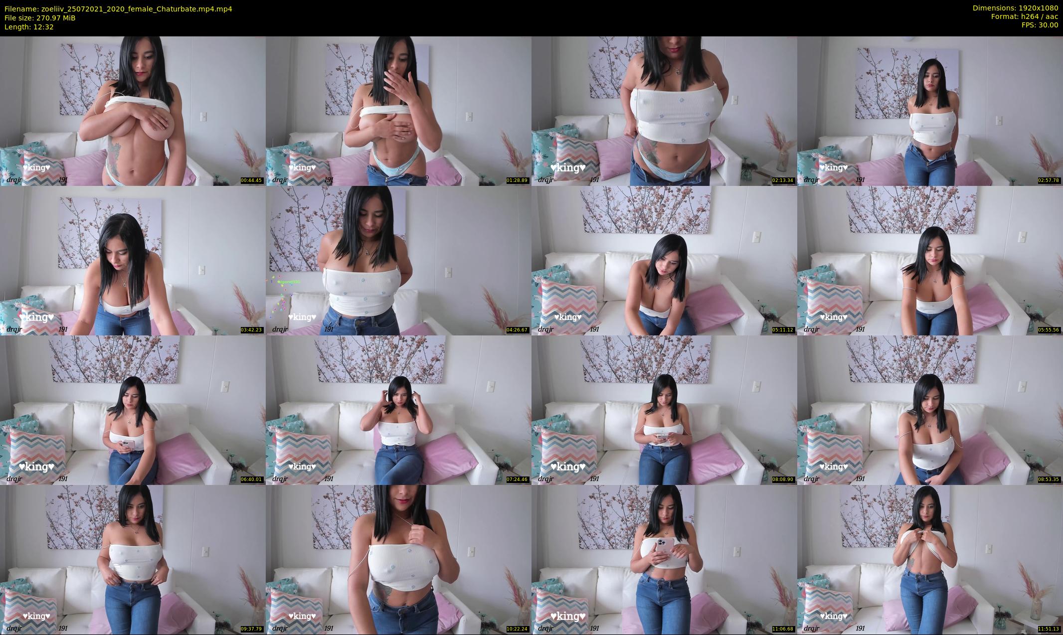 zoeliiv — 13 minute Chaturbate female cam show recording, 1080p, Jul 25, 2021