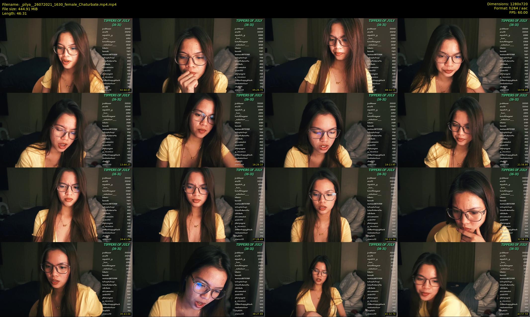 _pilya_ — 47 minute Chaturbate female cam show recording, 720p, Jul 26, 2021