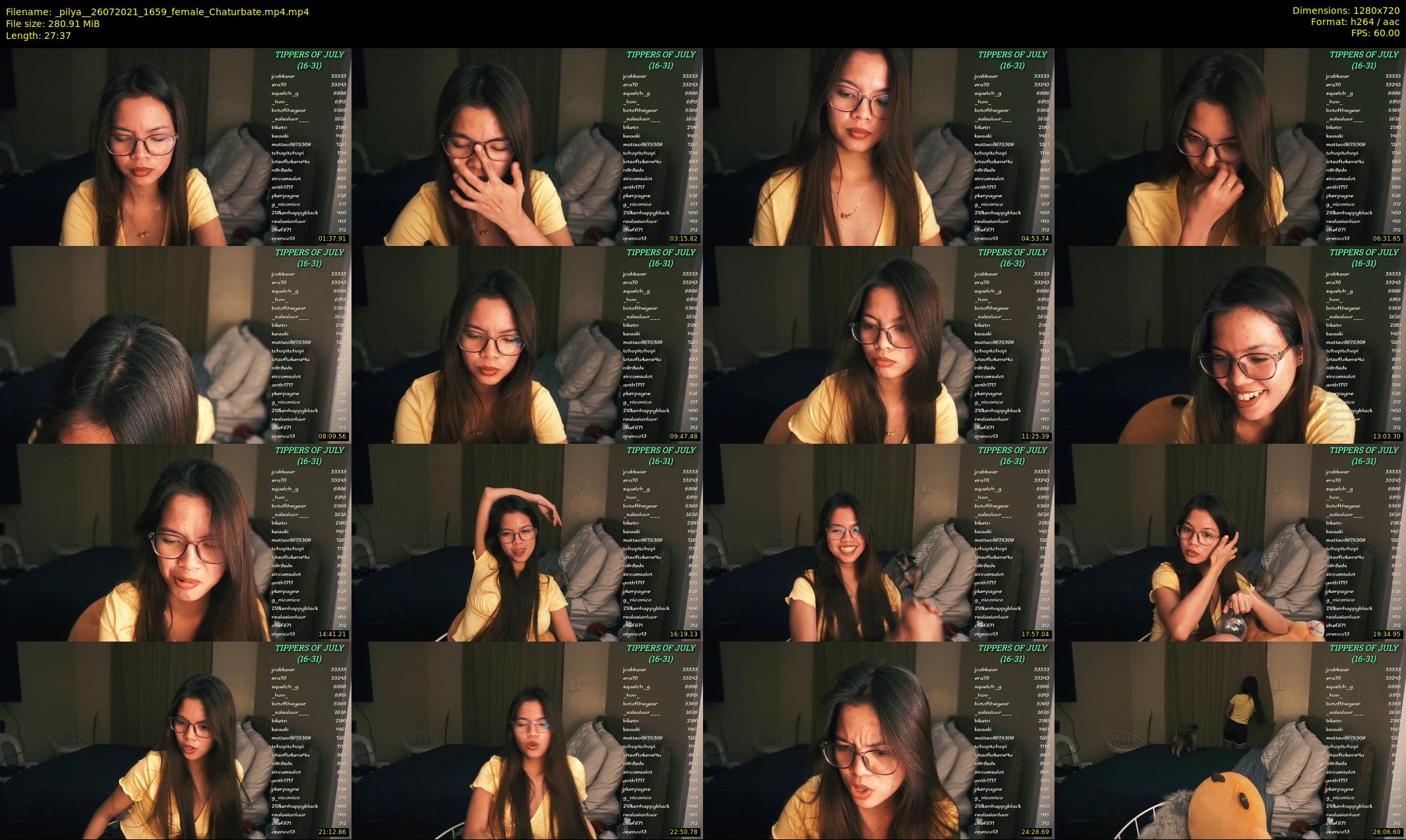 _pilya_ — 28 minute Chaturbate female cam show recording, 720p, Jul 26, 2021