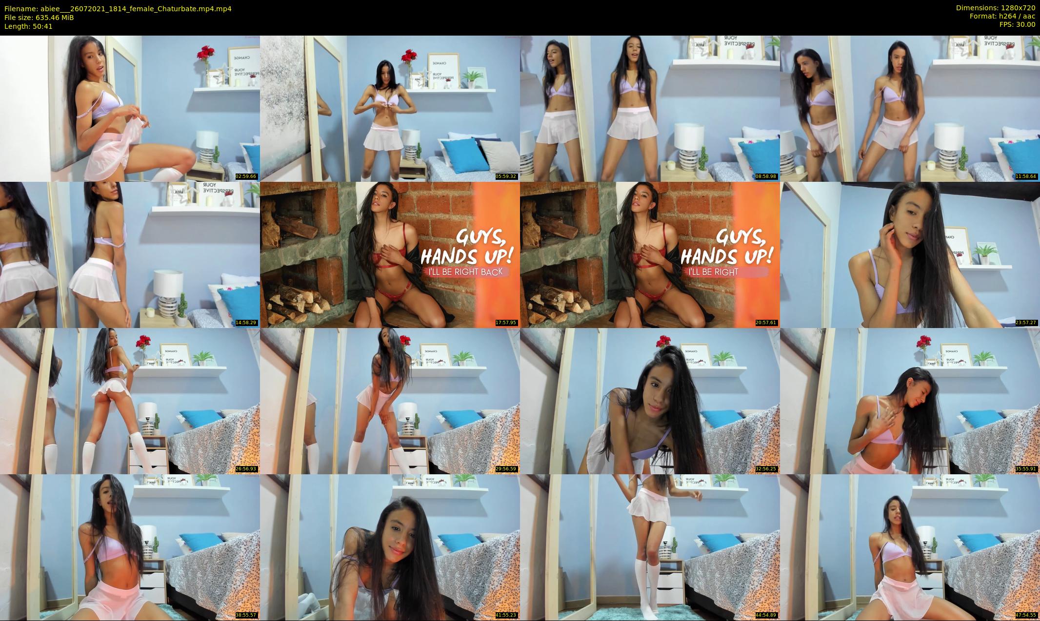 abiee__ — 51 minute Chaturbate female cam show recording, 720p, Jul 26, 2021