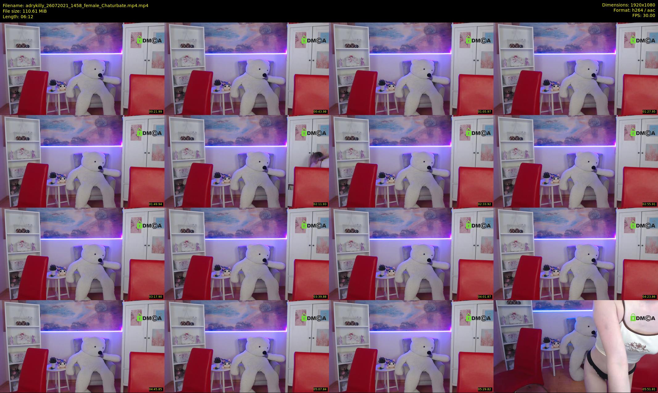 adrykilly — 7 minute Chaturbate female cam show recording, 1080p, Jul 26, 2021