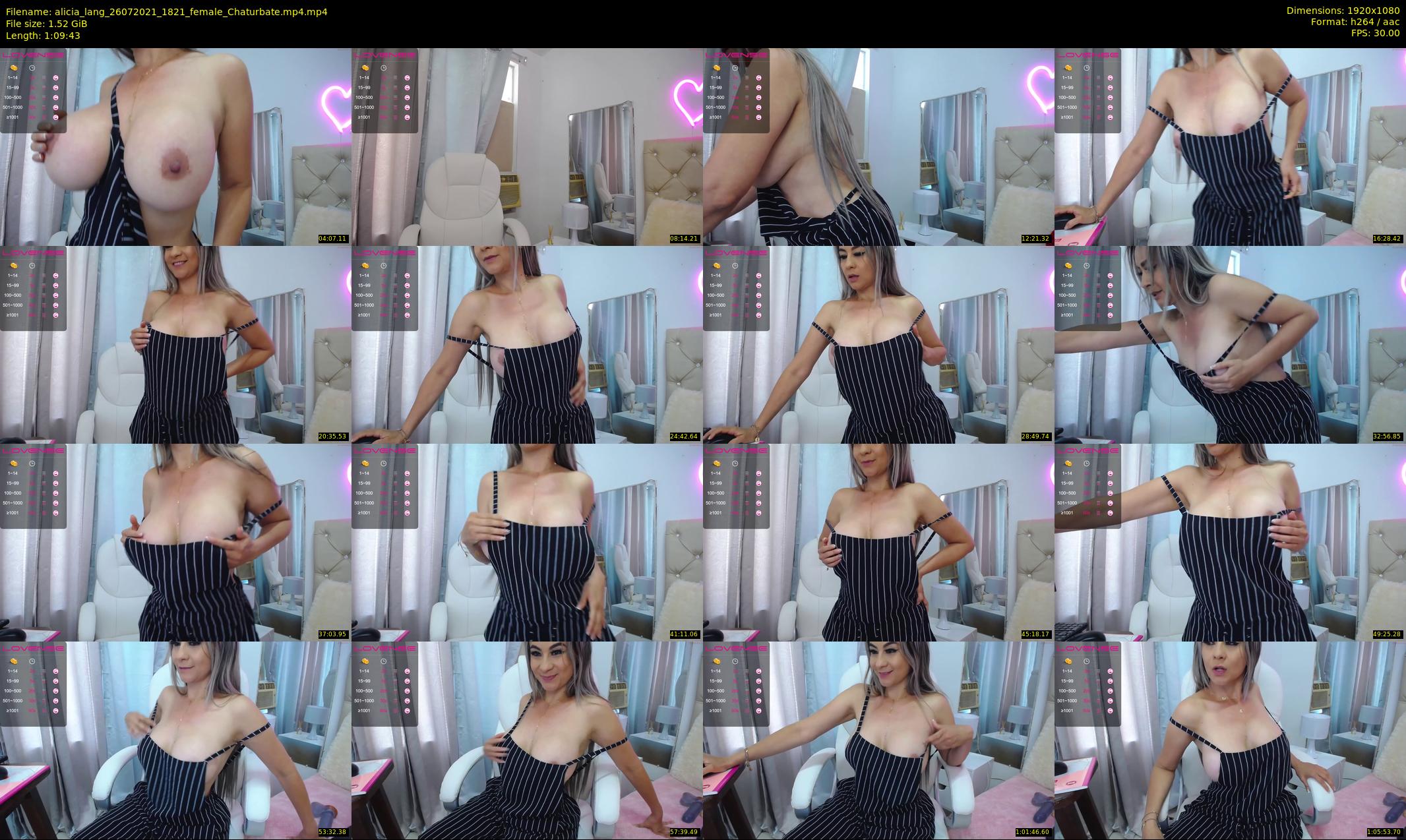 alicia_lang — 70 minute Chaturbate female cam show recording, 1080p, Jul 26, 2021