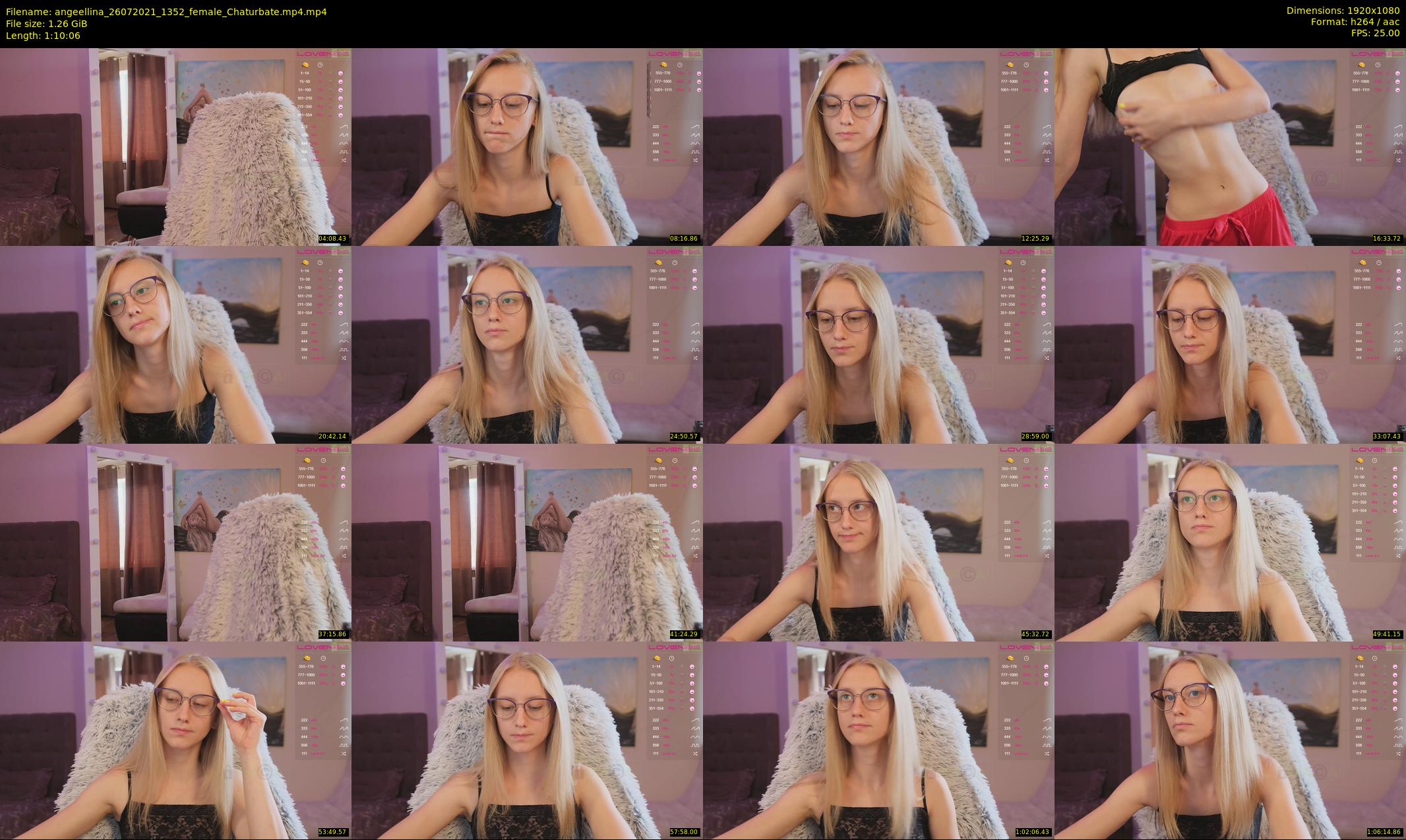 angeellina — 71 minute Chaturbate female cam show recording, 1080p, Jul 26, 2021