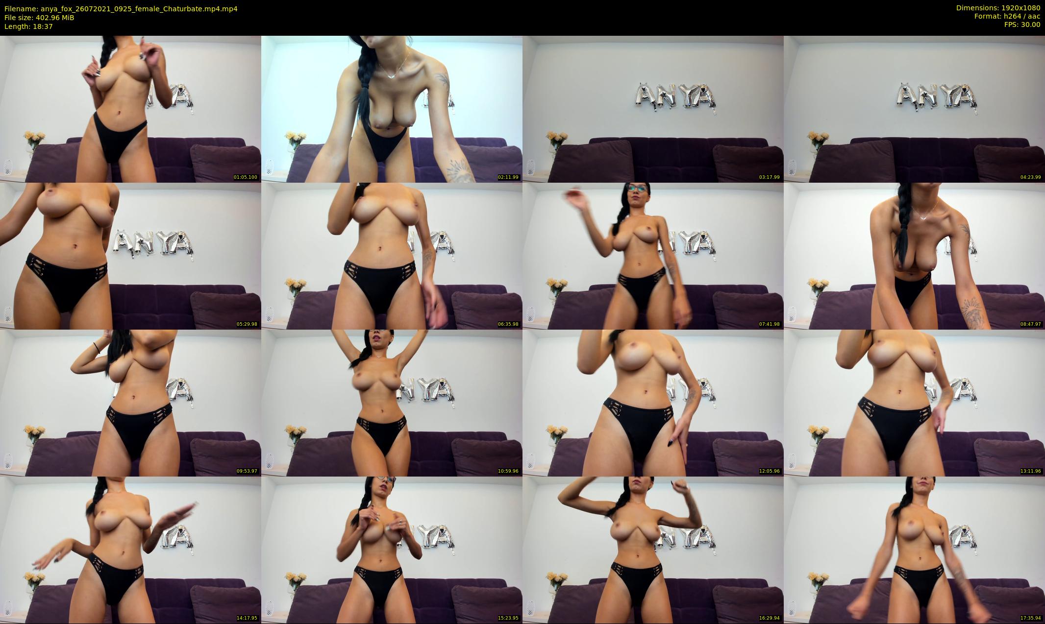 anya_fox — 19 minute Chaturbate female cam show recording, 1080p, Jul 26, 2021