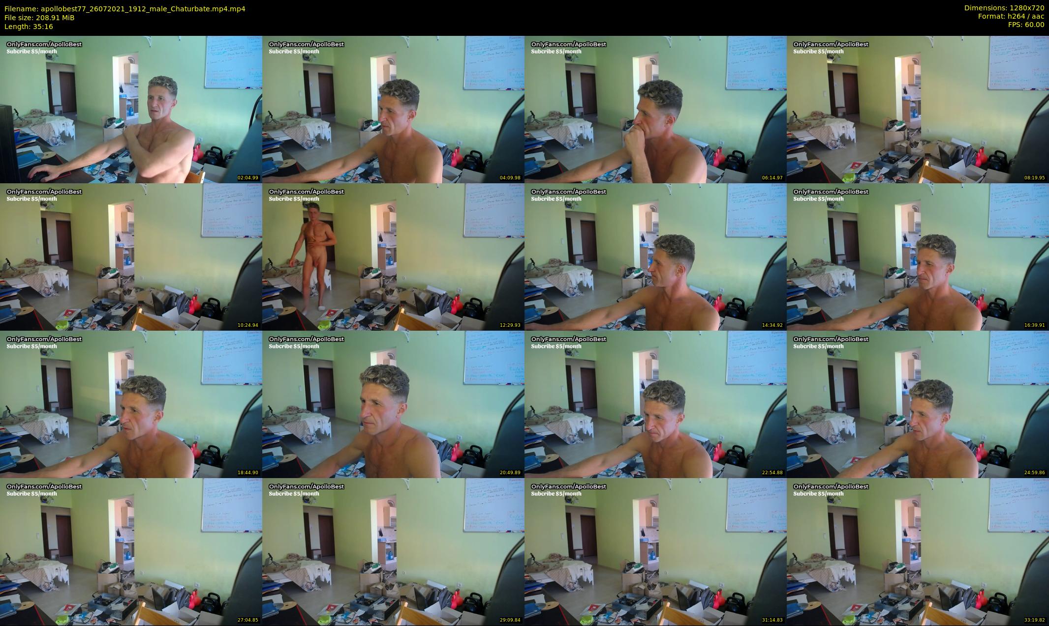 apollobest77 — 36 minute Chaturbate male cam show recording, 720p, Jul 26, 2021