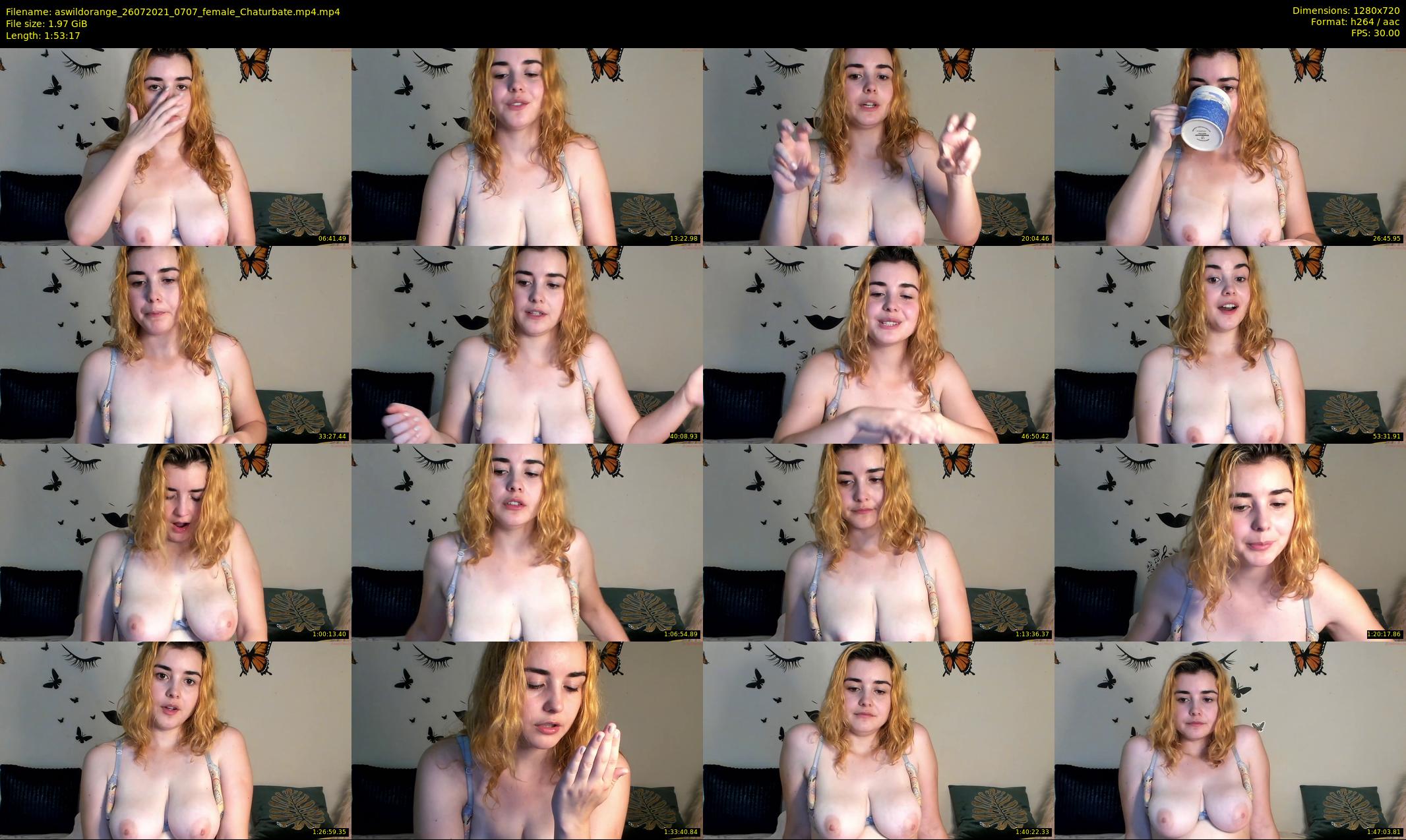 aswildorange — 114 minute Chaturbate female cam show recording, 720p, Jul 26, 2021