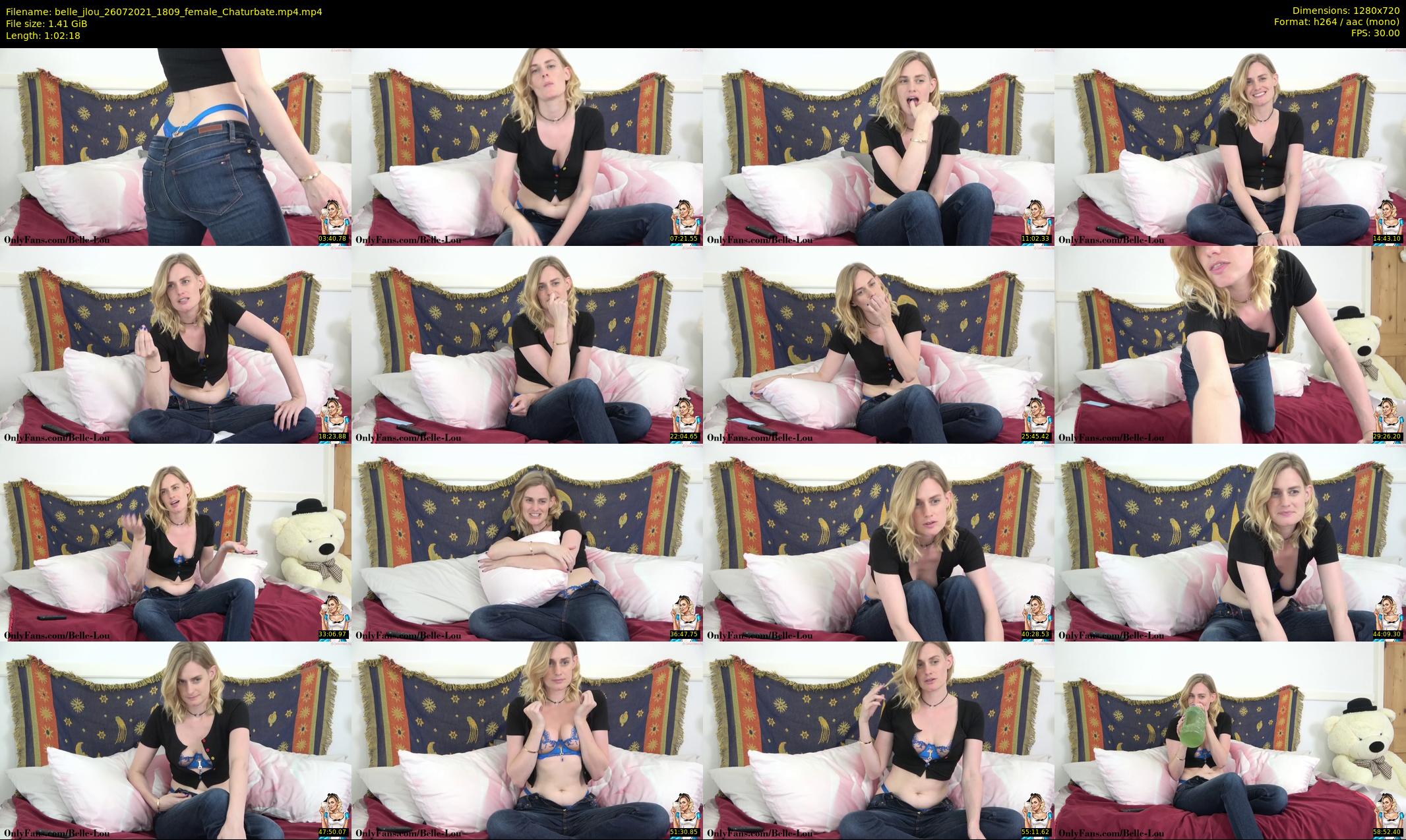 belle_jlou — 63 minute Chaturbate female cam show recording, 720p, Jul 26, 2021