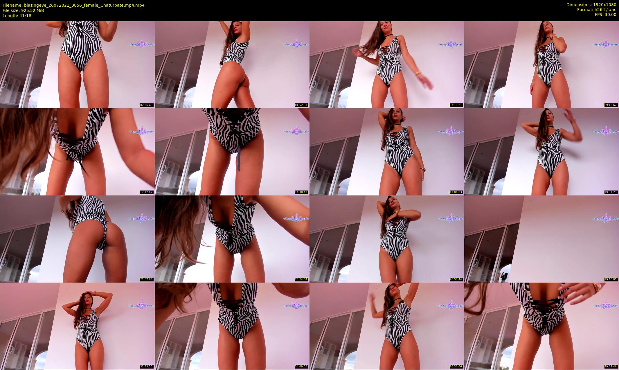 blazingeve — 42 minute Chaturbate female cam show recording, 1080p, Jul 26, 2021