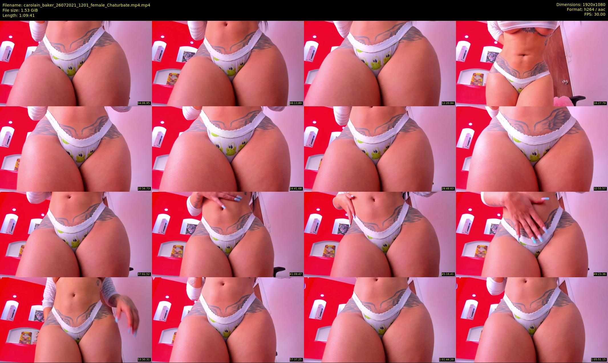 carolain_baker — 70 minute Chaturbate female cam show recording, 1080p, Jul 26, 2021