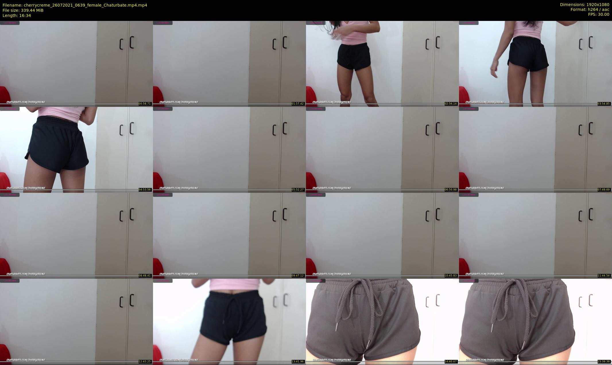 cherrycreme — 17 minute Chaturbate female cam show recording, 1080p, Jul 26, 2021