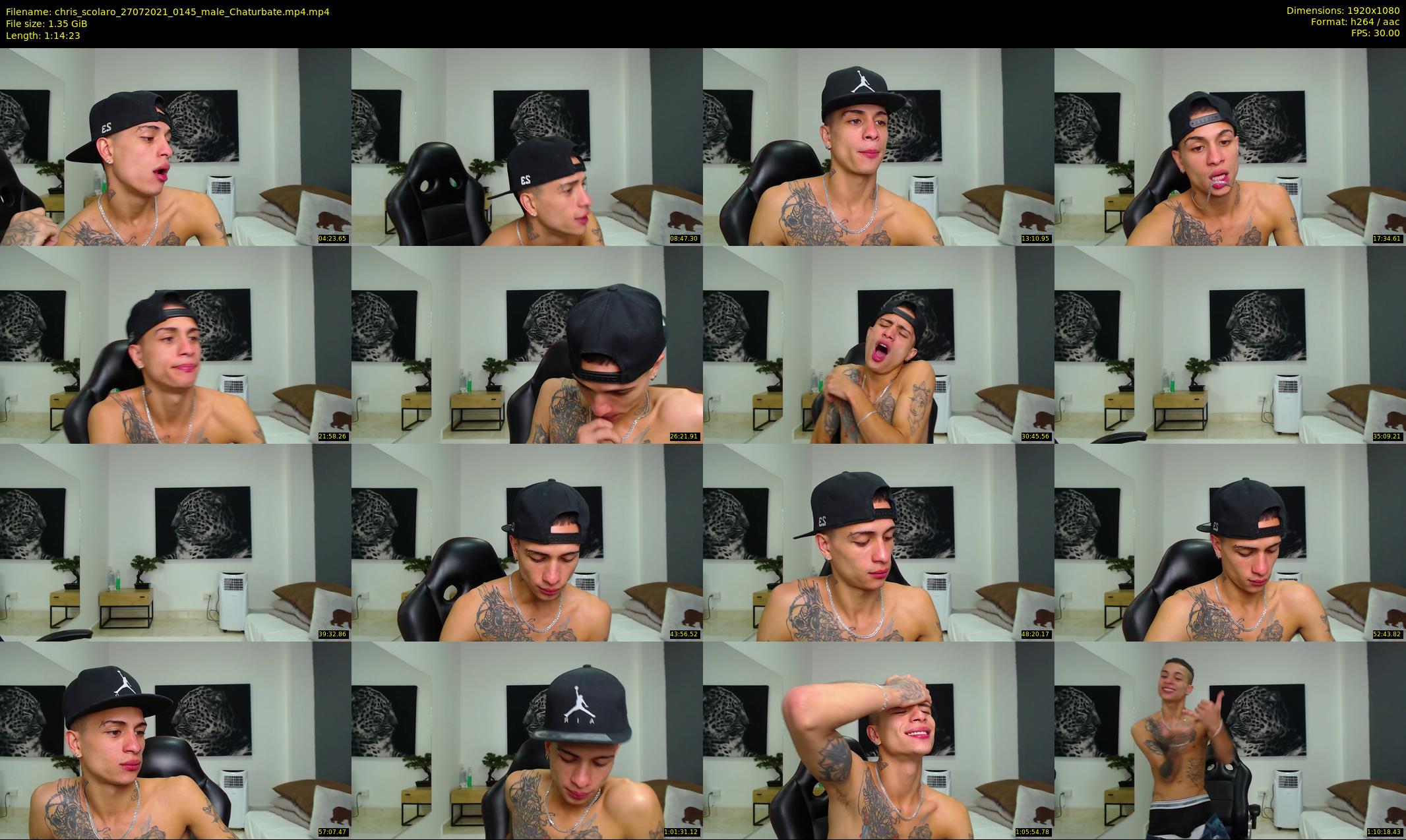 chris_scolaro — 75 minute Chaturbate male cam show recording, 1080p, Jul 27, 2021