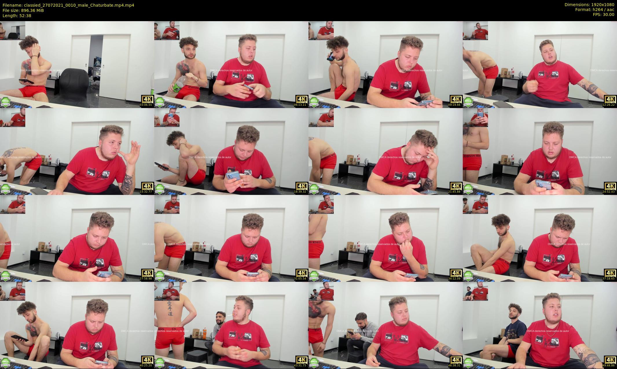classied — 53 minute Chaturbate male cam show recording, 1080p, Jul 27, 2021