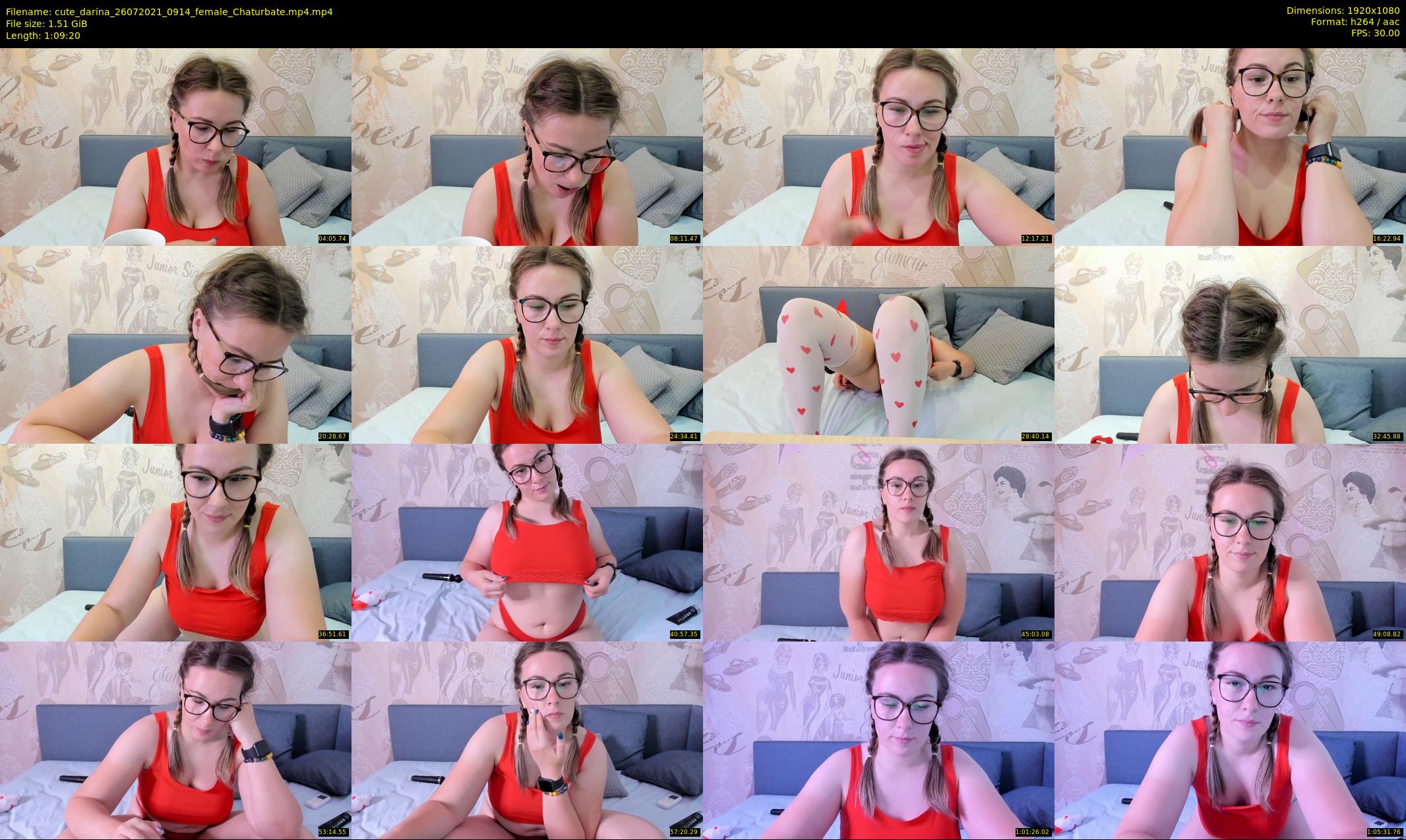 cute_darina — 70 minute Chaturbate female cam show recording, 1080p, Jul 26, 2021