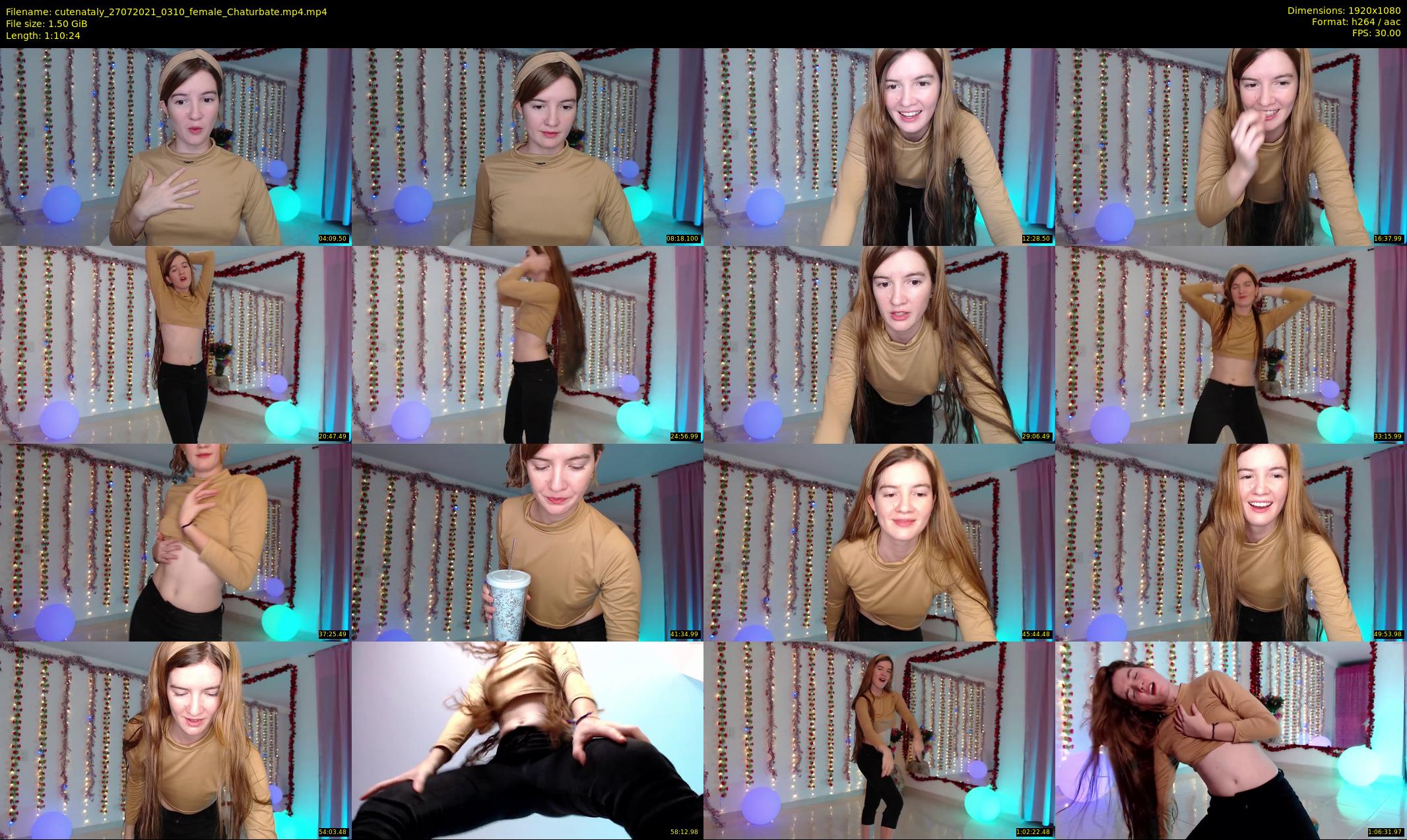 cutenataly — 71 minute Chaturbate female cam show recording, 1080p, Jul 27, 2021