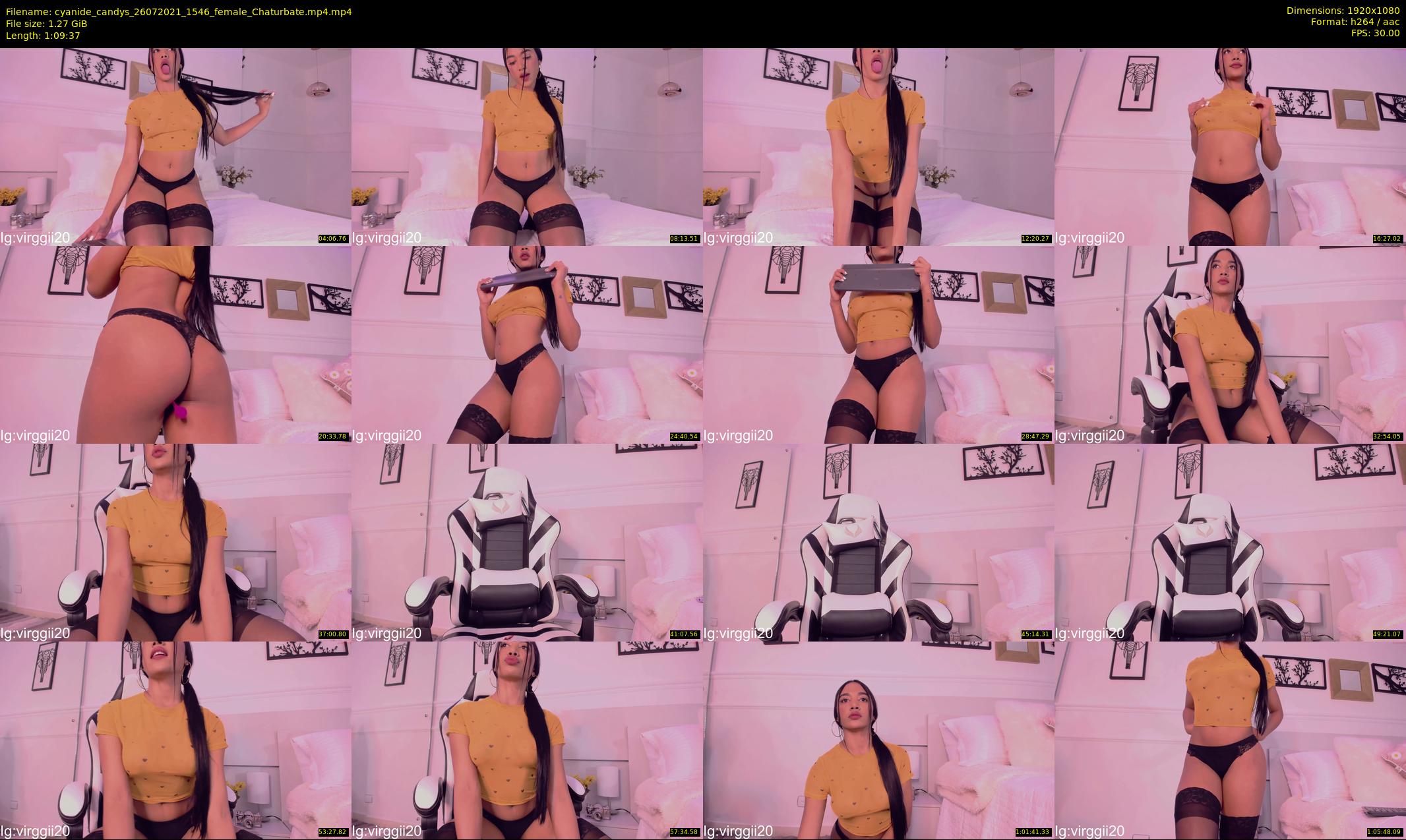 cyanide_candys — 70 minute Chaturbate female cam show recording, 1080p, Jul 26, 2021