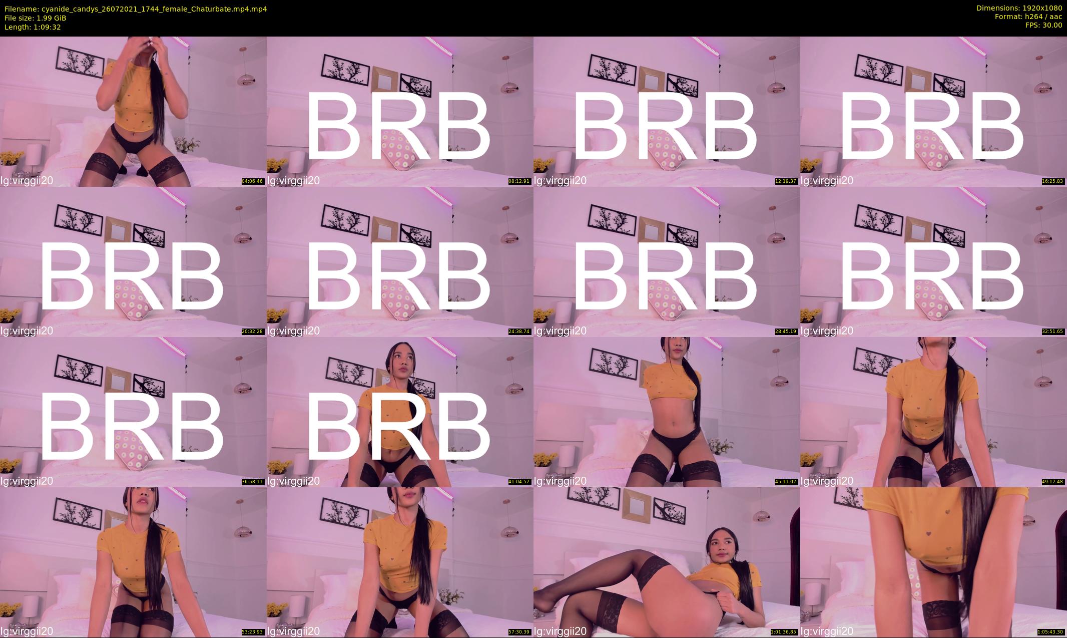 cyanide_candys — 70 minute Chaturbate female cam show recording, 1080p, Jul 26, 2021