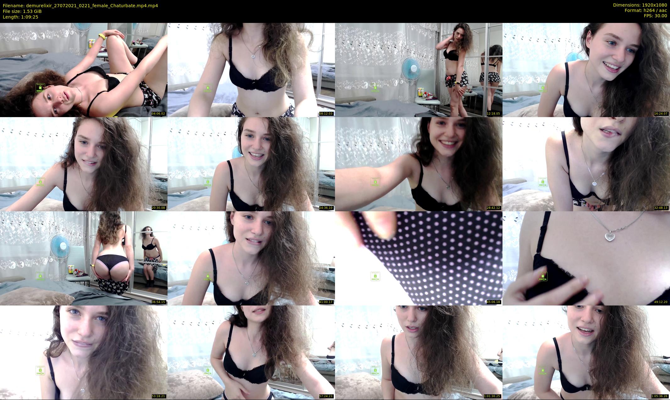 demurelixir — 70 minute Chaturbate female cam show recording, 1080p, Jul 27, 2021