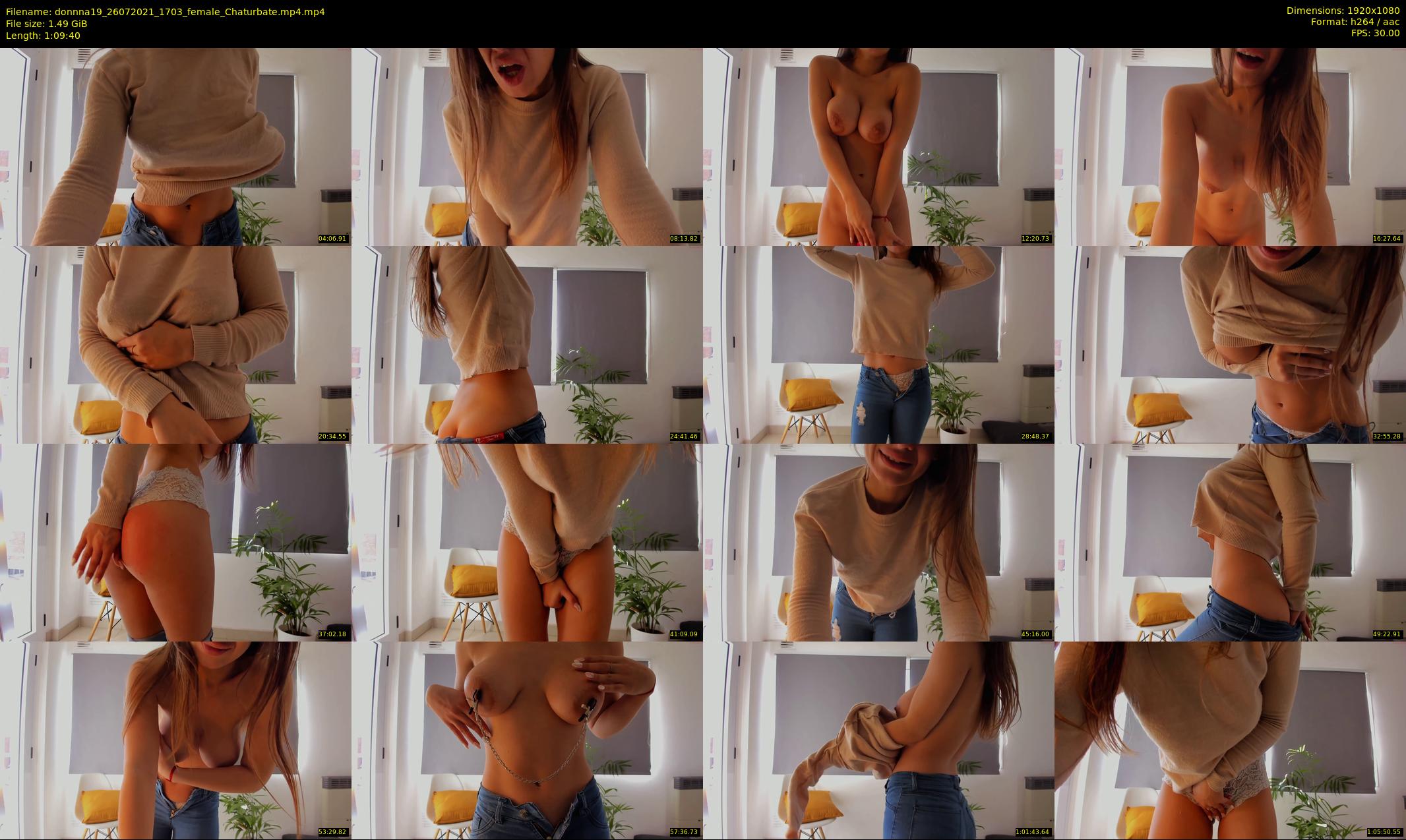 donnna19 — 70 minute Chaturbate female cam show recording, 1080p, Jul 26, 2021
