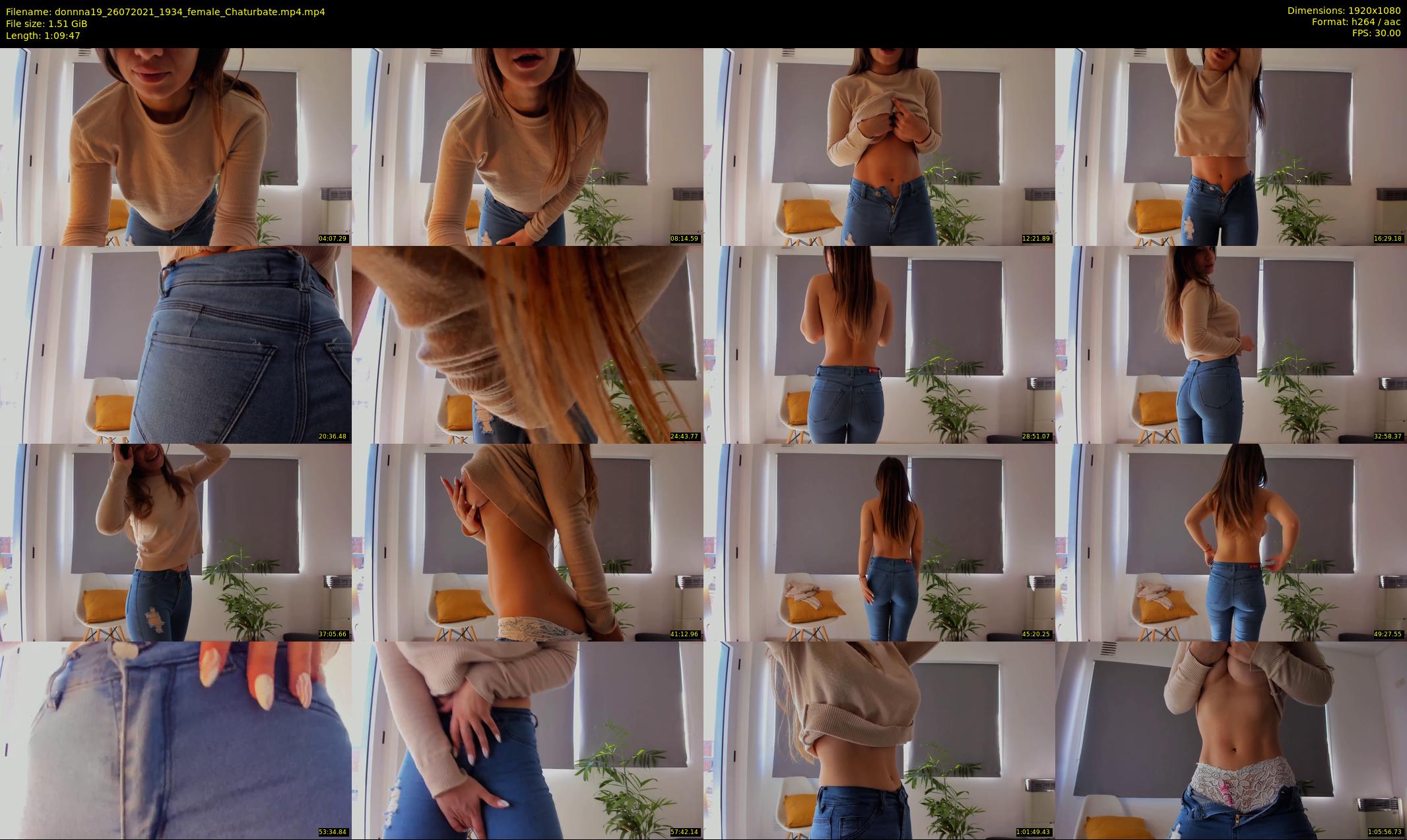 donnna19 — 70 minute Chaturbate female cam show recording, 1080p, Jul 26, 2021