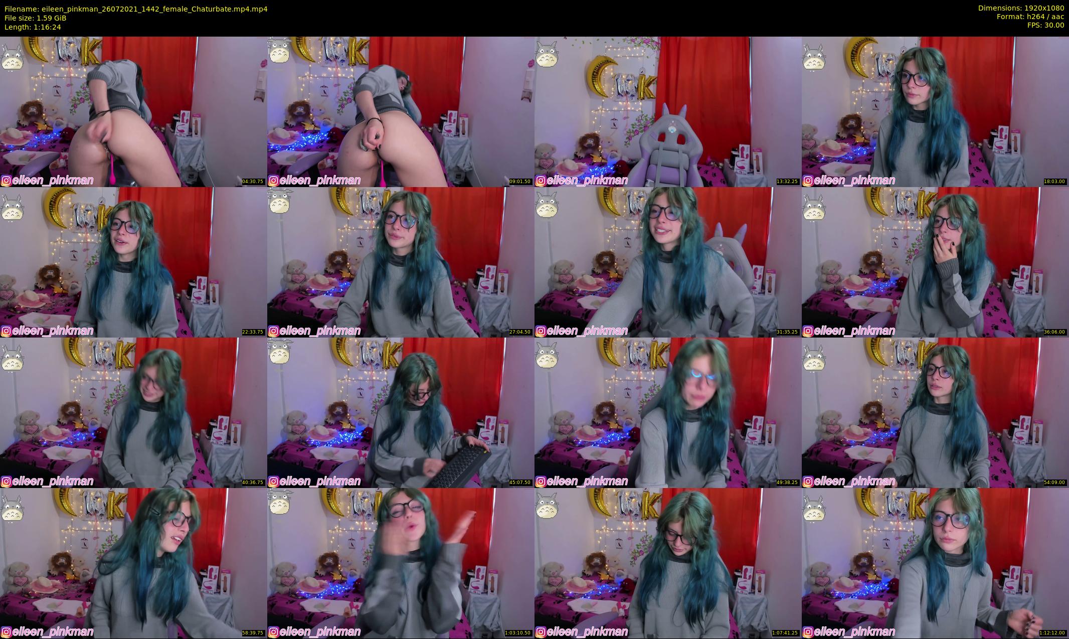 eileen_pinkman — 77 minute Chaturbate female cam show recording, 1080p, Jul 26, 2021