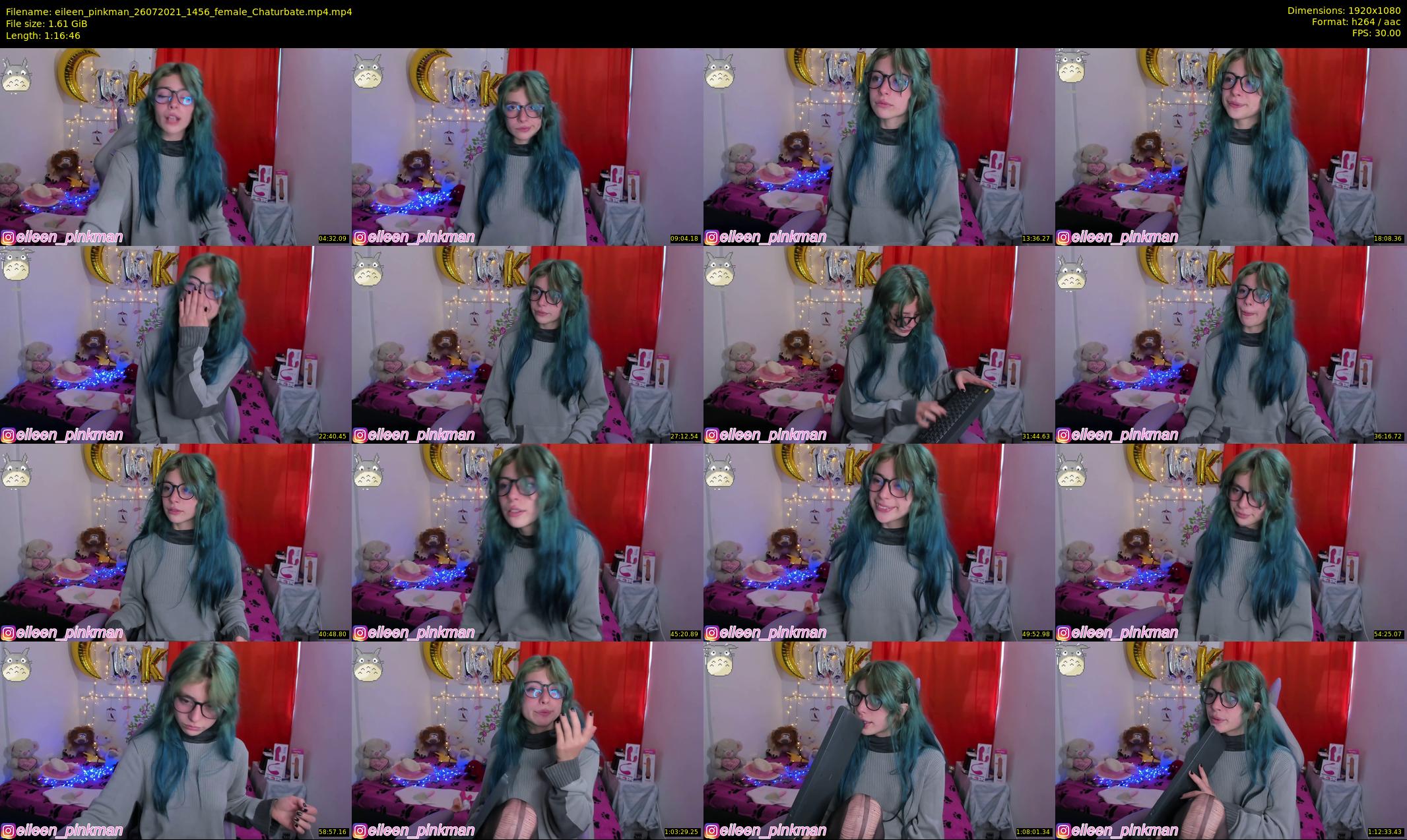 eileen_pinkman — 77 minute Chaturbate female cam show recording, 1080p, Jul 26, 2021
