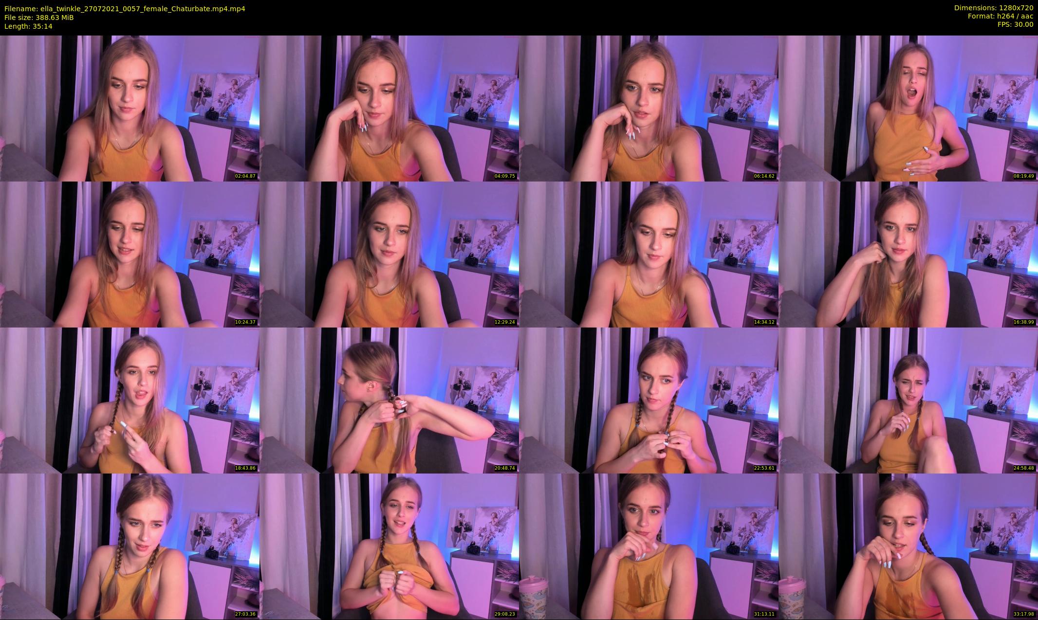 ella_twinkle — 36 minute Chaturbate female cam show recording, 720p, Jul 27, 2021