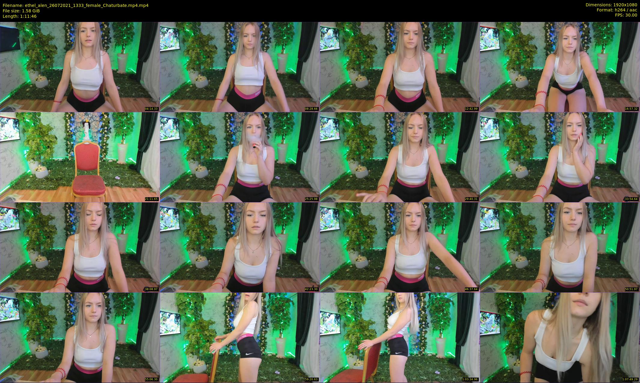 ethel_alen — 72 minute Chaturbate female cam show recording, 1080p, Jul 26, 2021