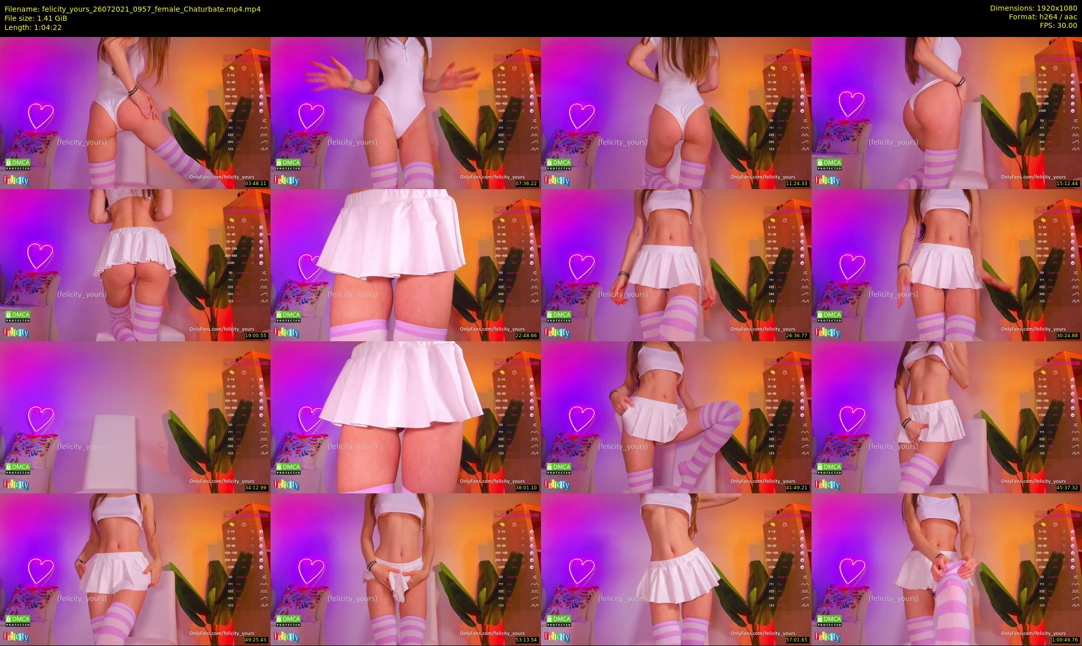 felicity_yours — 65 minute Chaturbate female cam show recording, 1080p, Jul 26, 2021