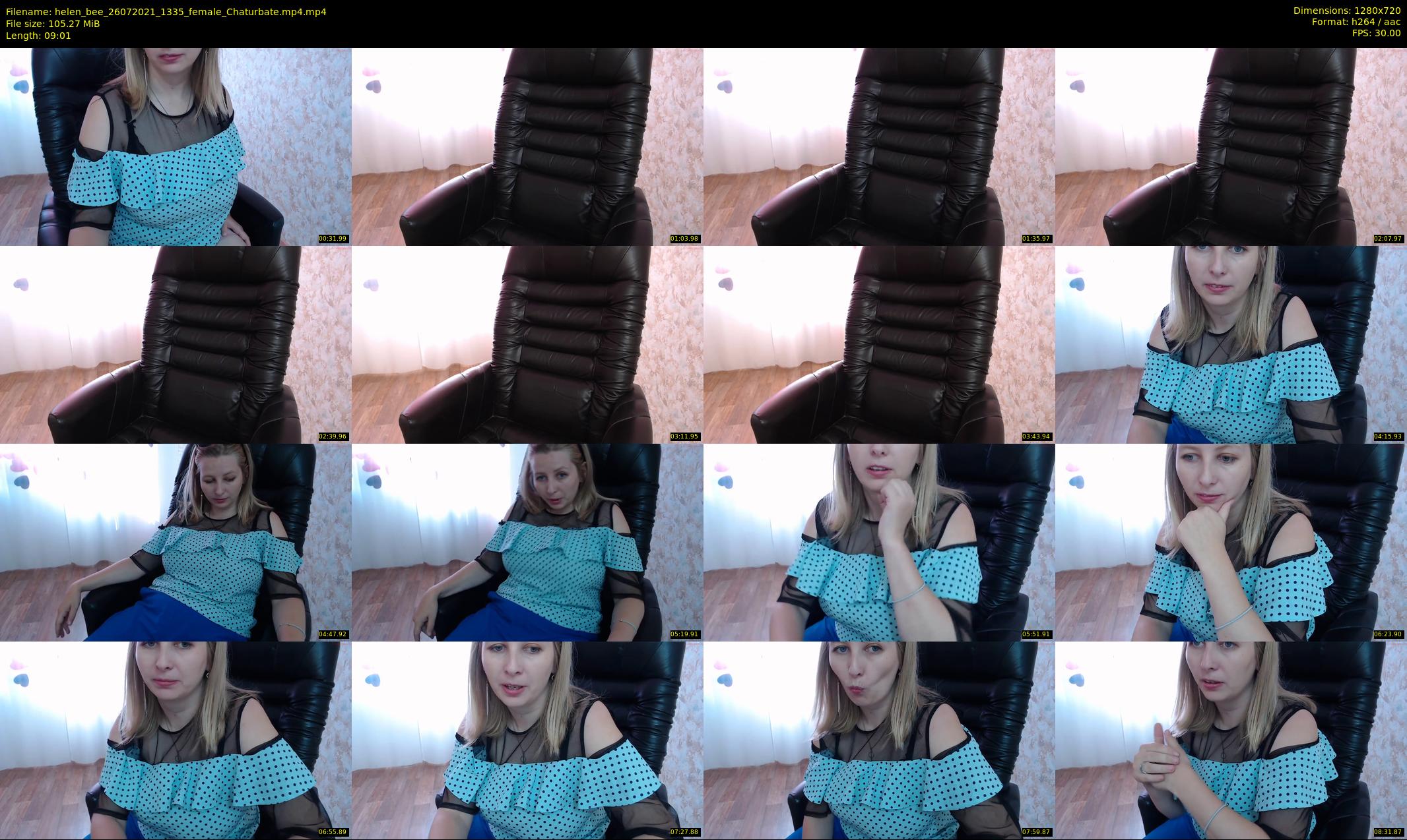 helen_bee — 10 minute Chaturbate female cam show recording, 720p, Jul 26, 2021