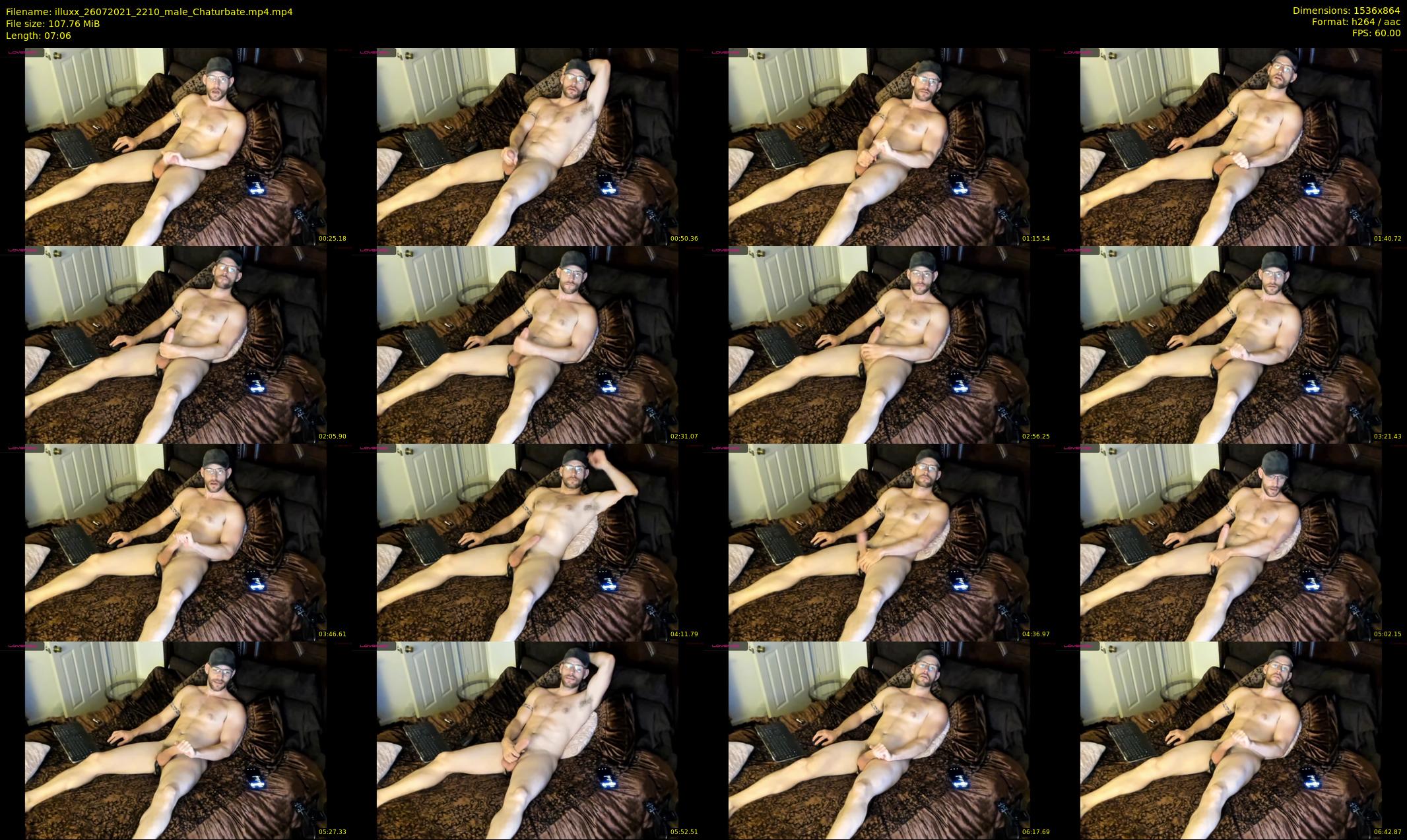 illuxx — 8 minute Chaturbate male cam show recording, 720p, Jul 26, 2021